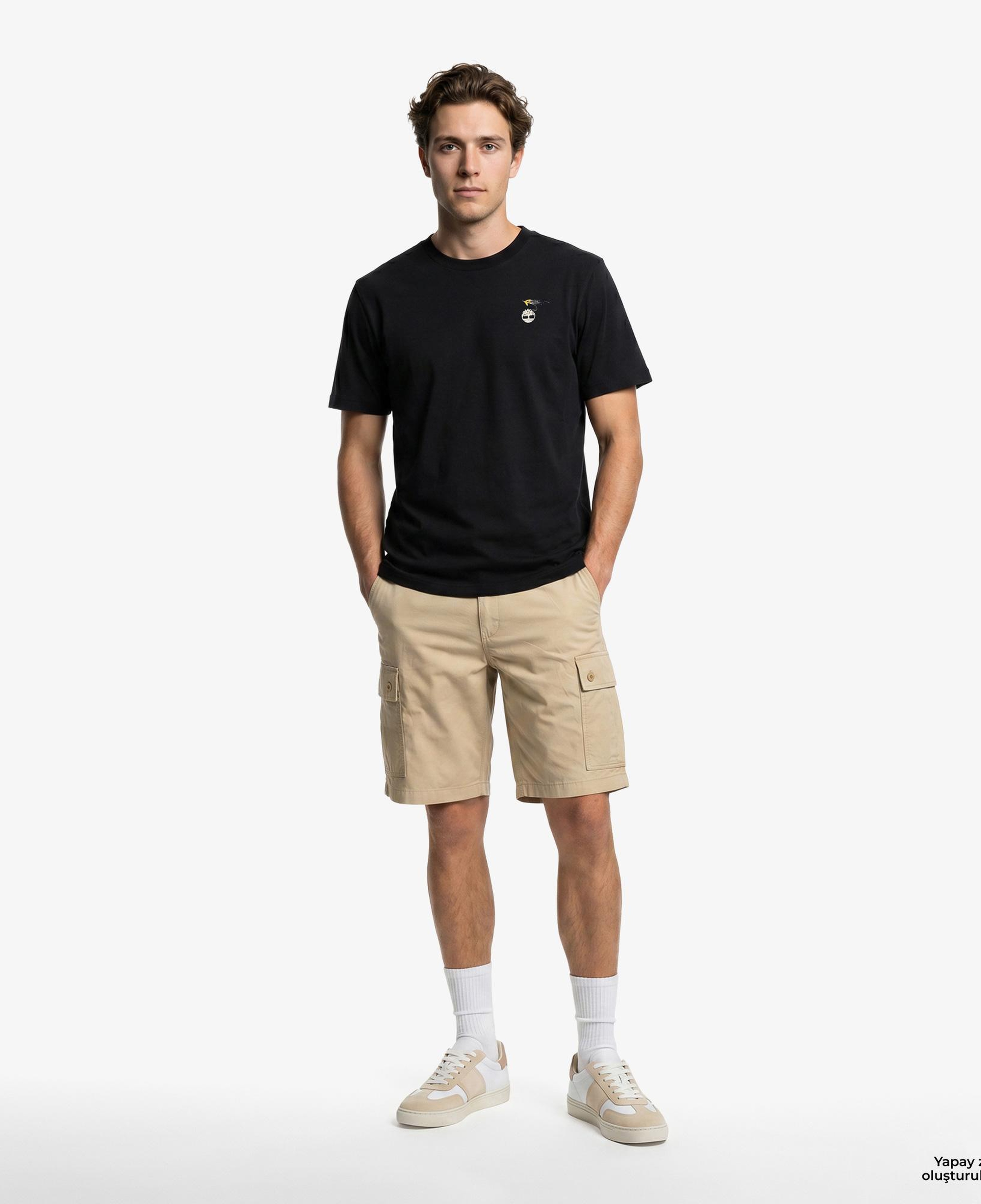 Timberland Poplin Cargo Erkek Bej Şort