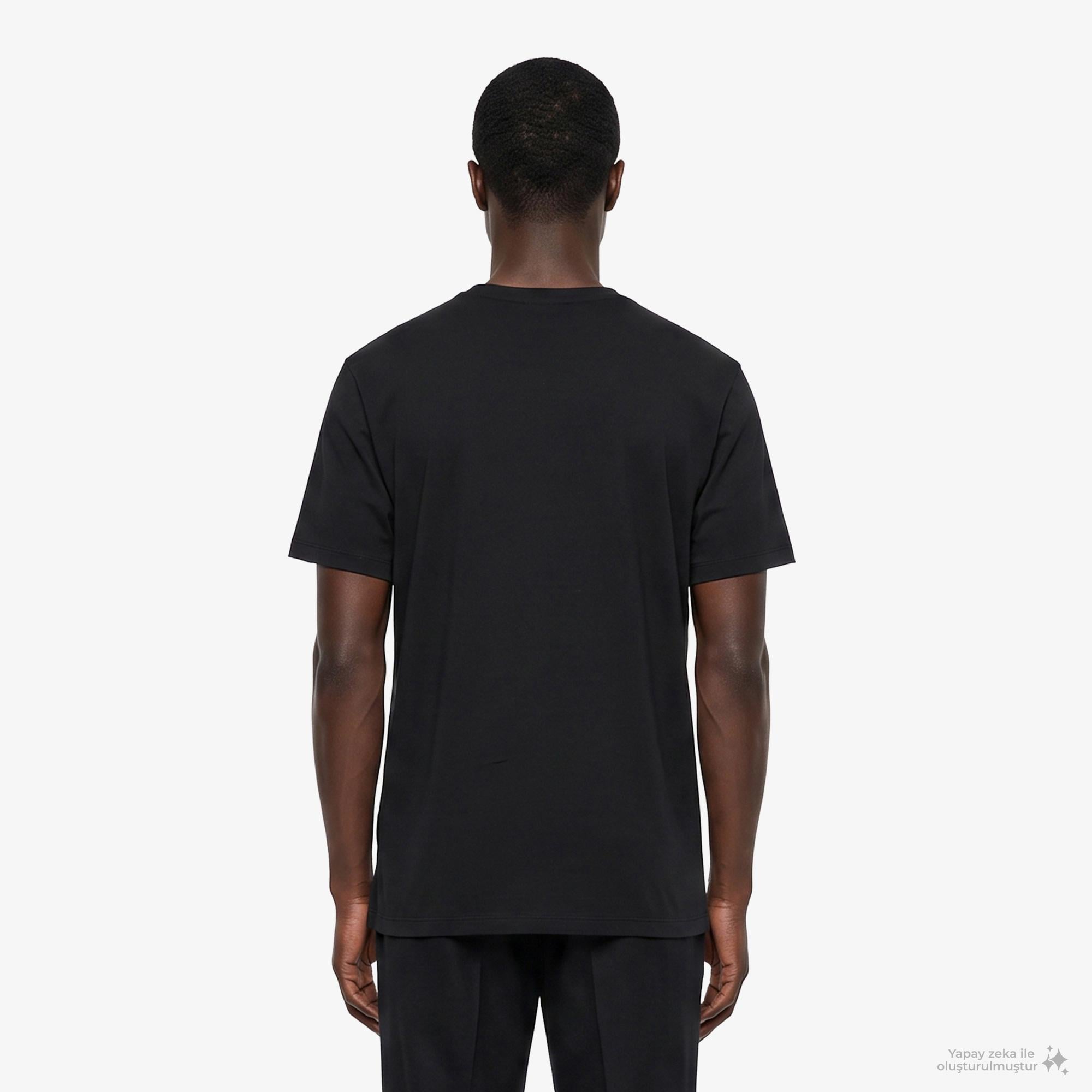 Calvin Klein Badge 30S Classic Erkek Siyah T-Shirt