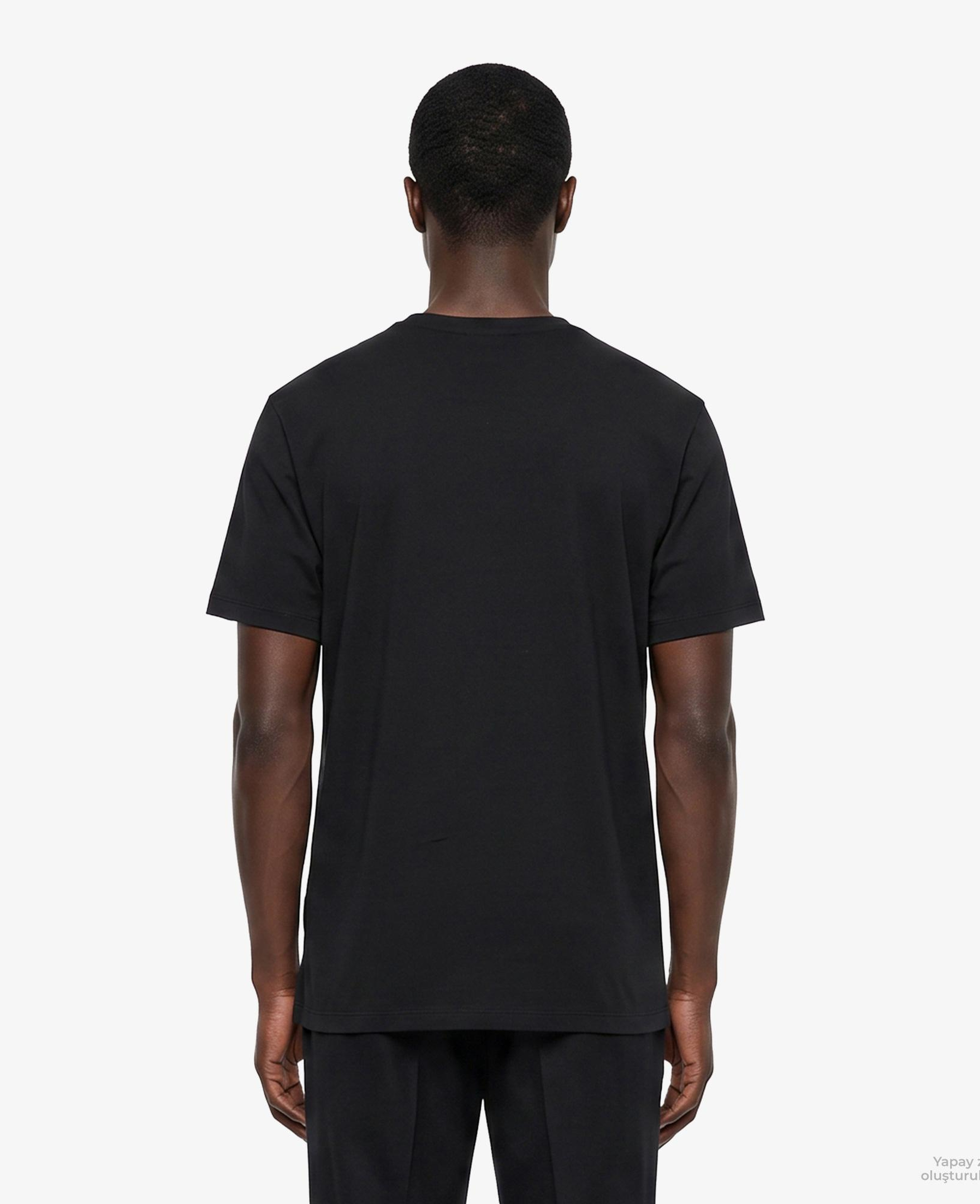 Calvin Klein Badge 30S Classic Erkek Siyah T-Shirt