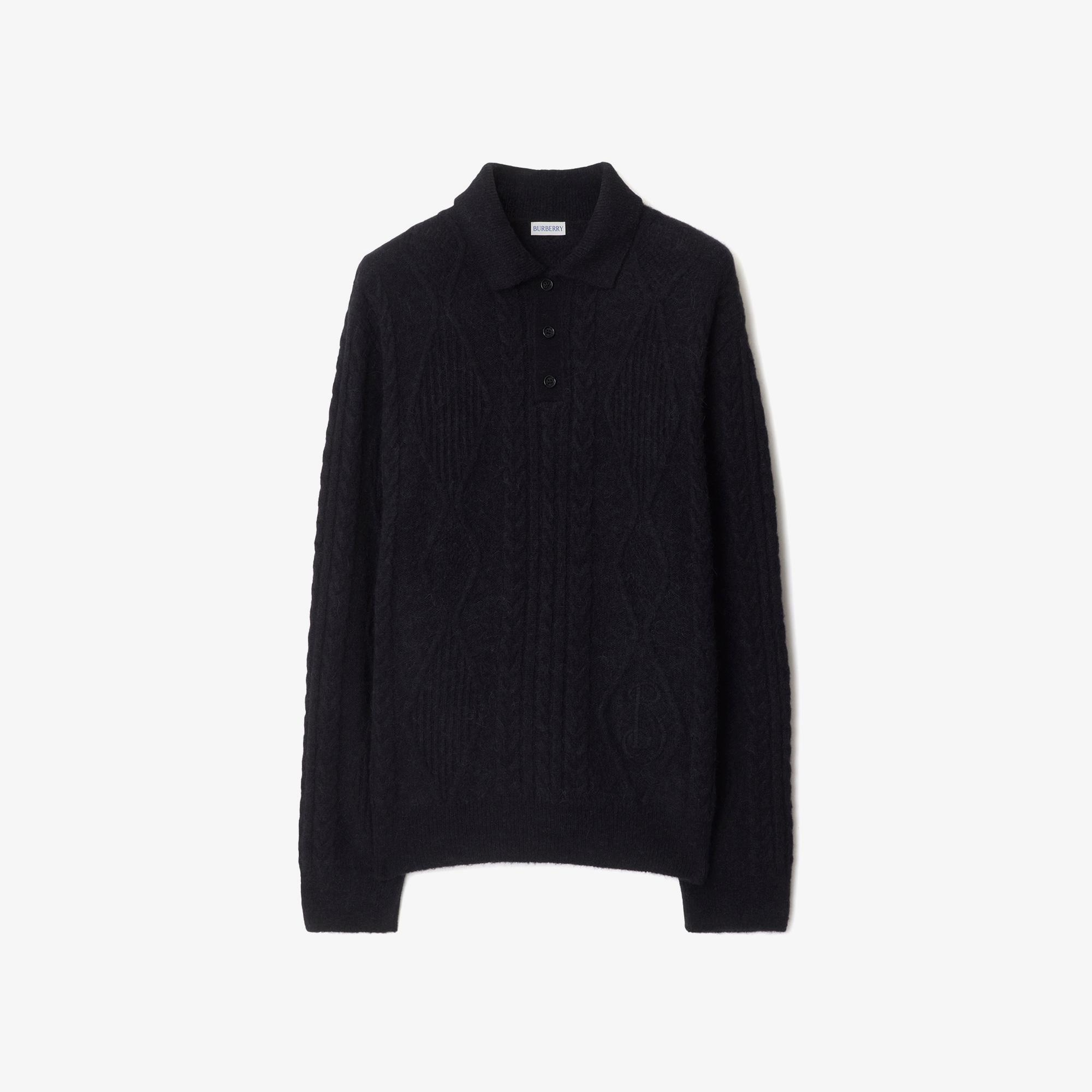 Burberry Erkek Siyah Triko