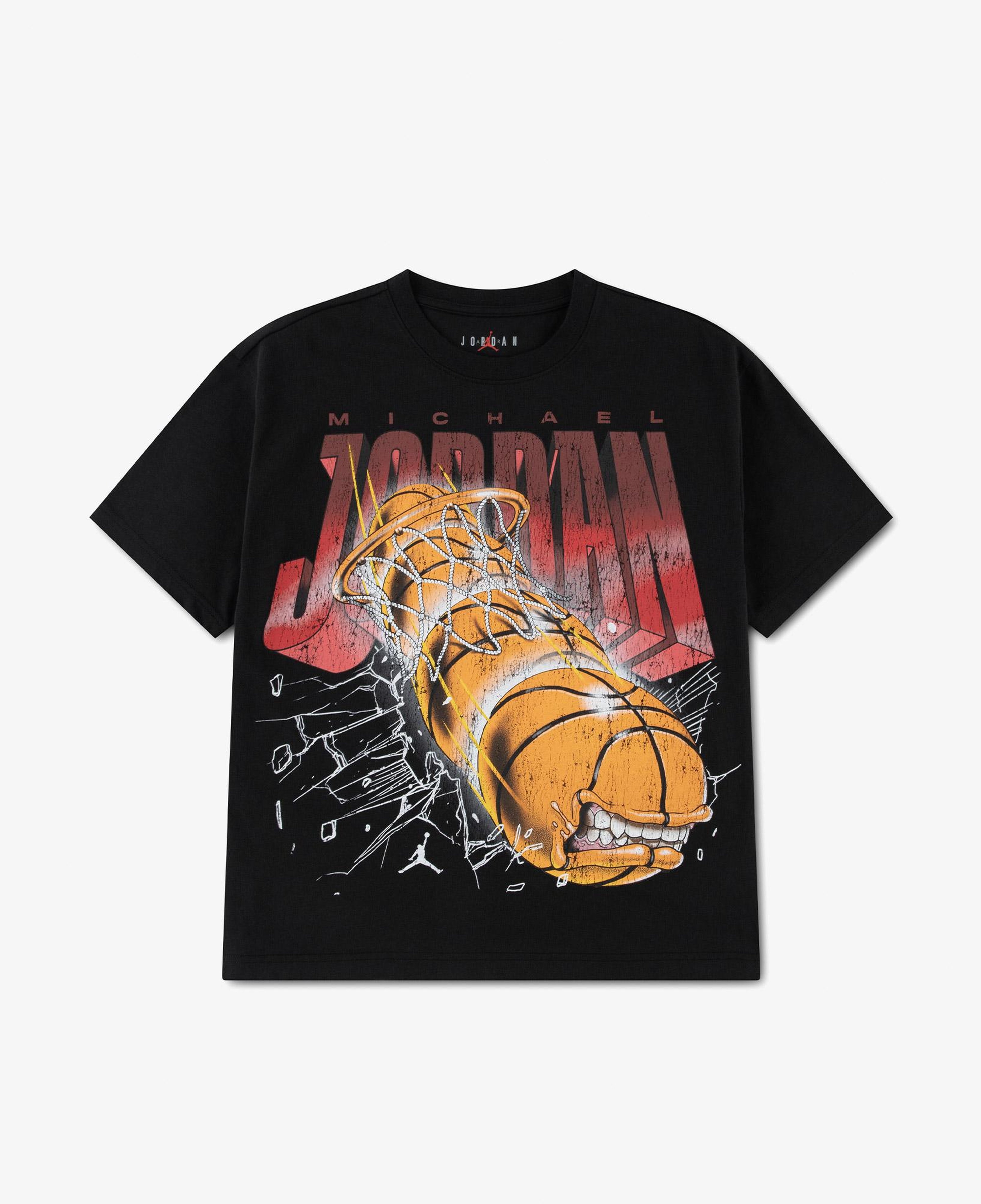 Jordan Monster Ball Çocuk Siyah T-Shirt