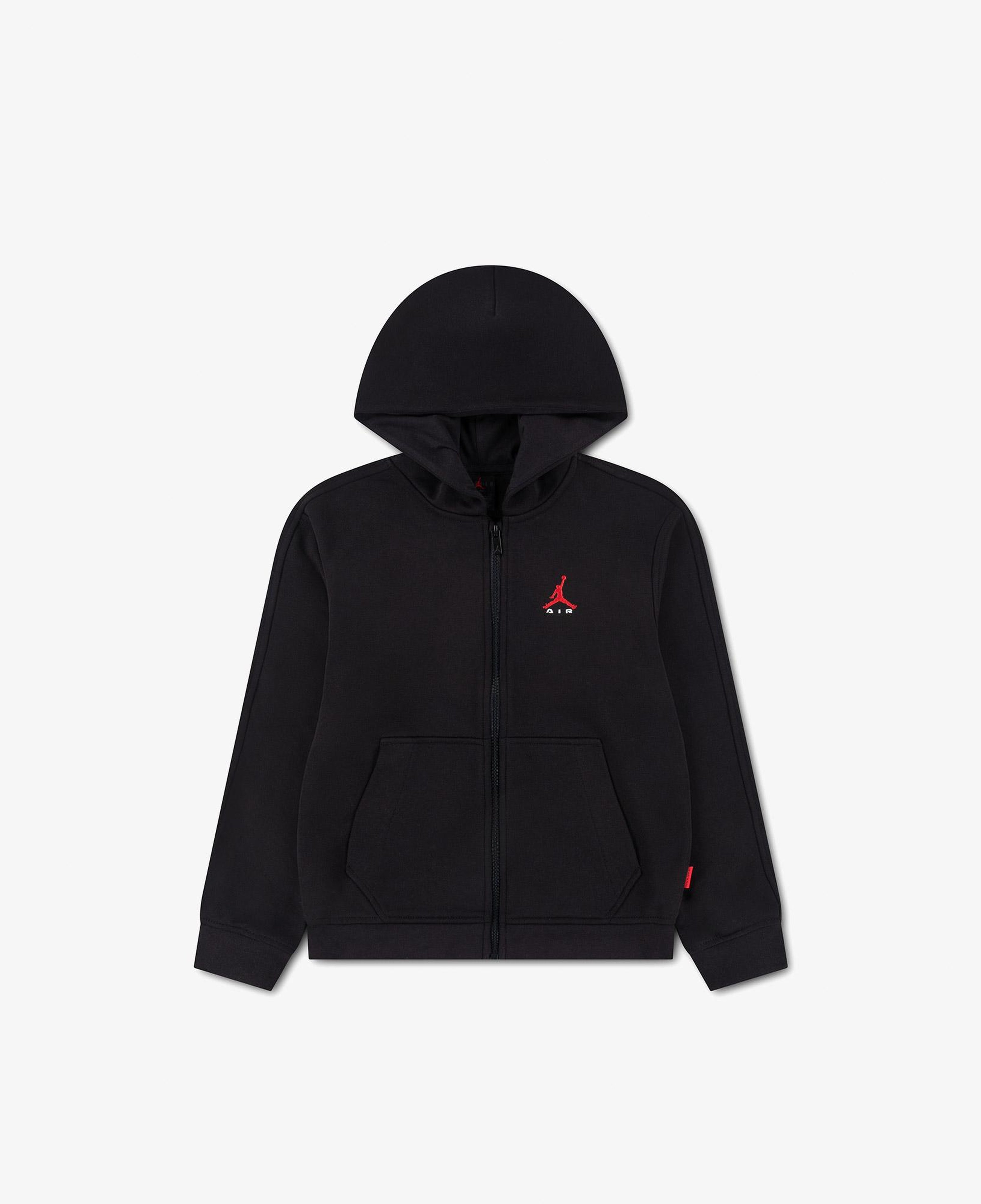 Jordan Brooklyn Full Zip Çocuk Siyah Sweatshirt
