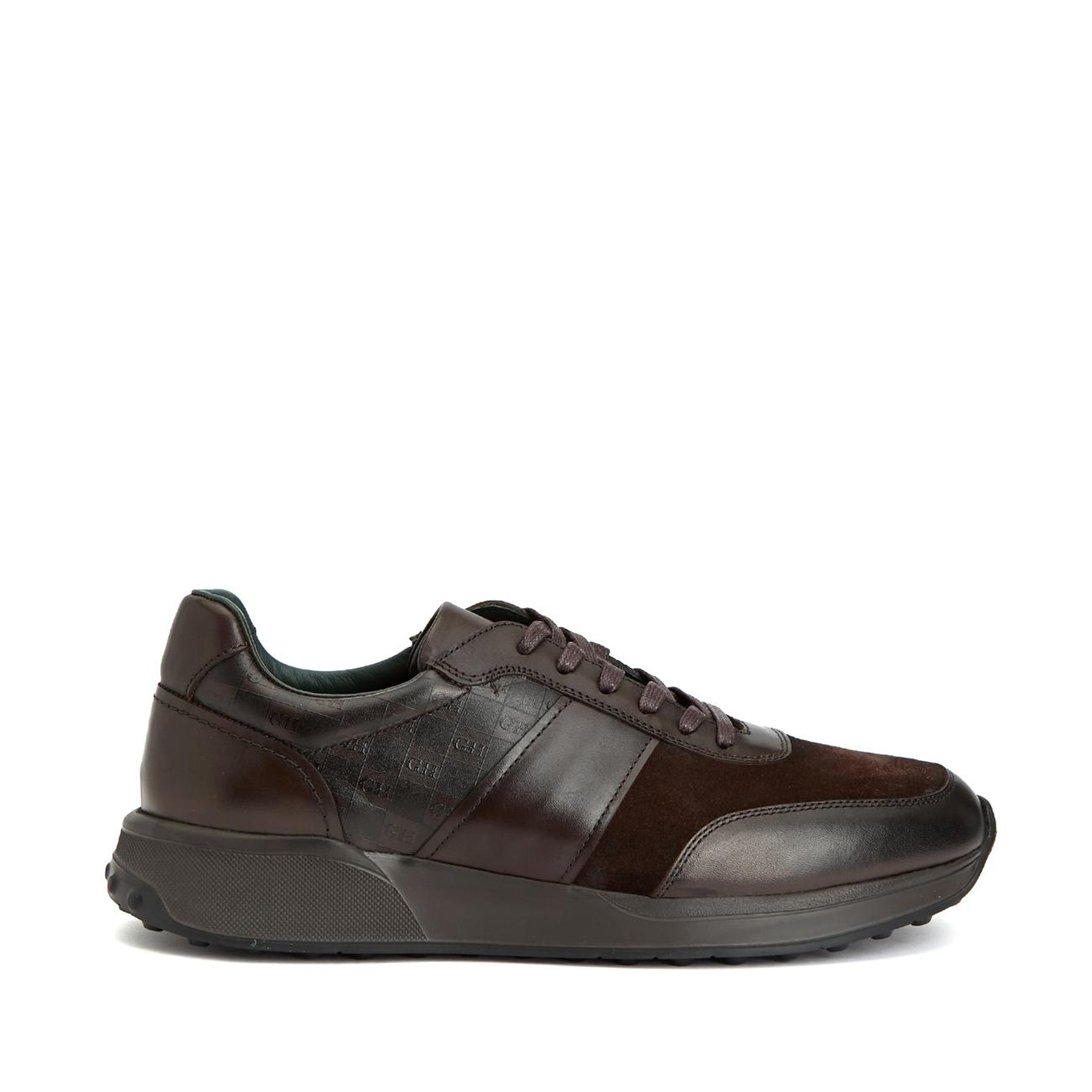 George Hogg Erkek Kahverengi Deri Sneaker