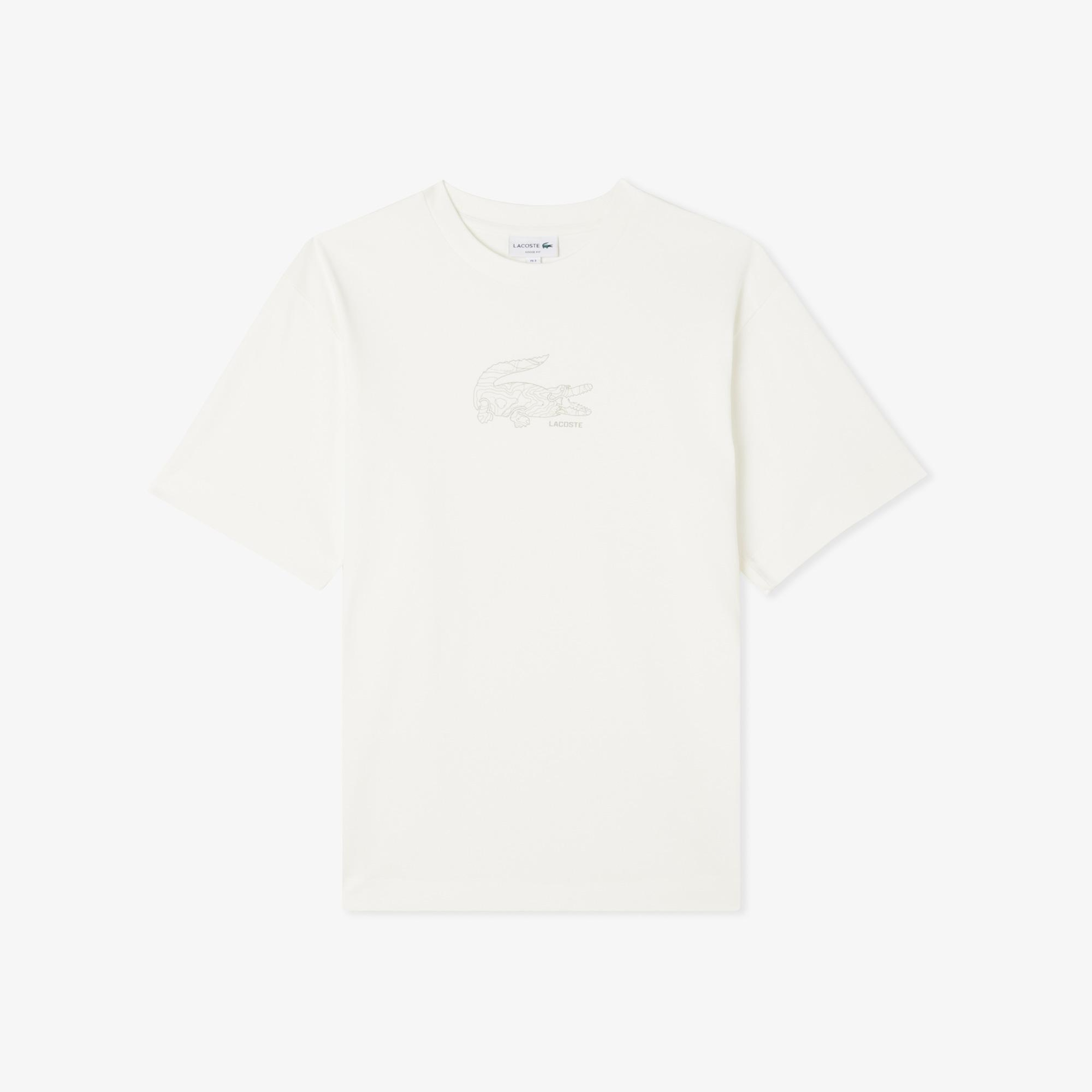 Lacoste Regular Fit Erkek Beyaz T-Shirt