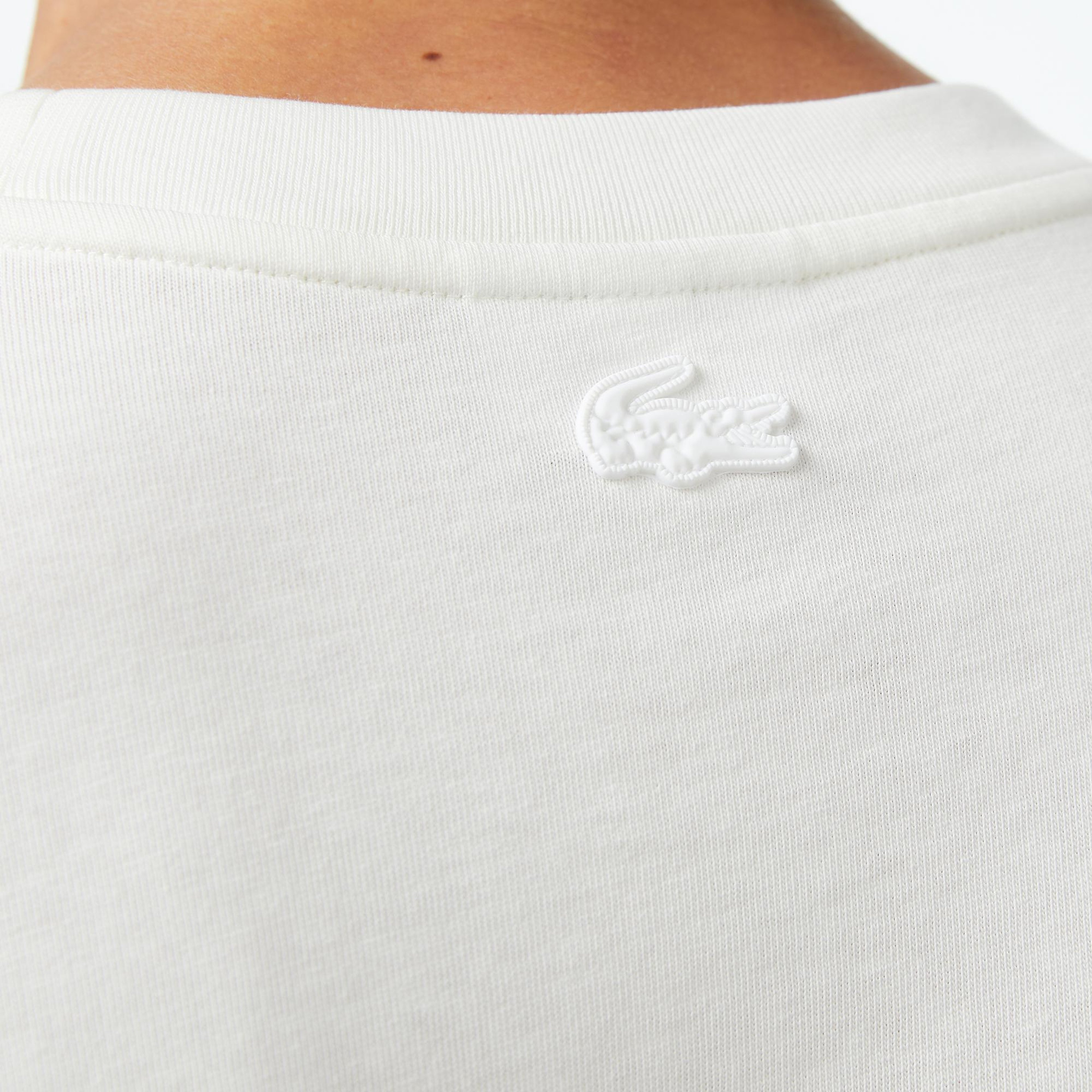 Lacoste Regular Fit Erkek Beyaz T-Shirt