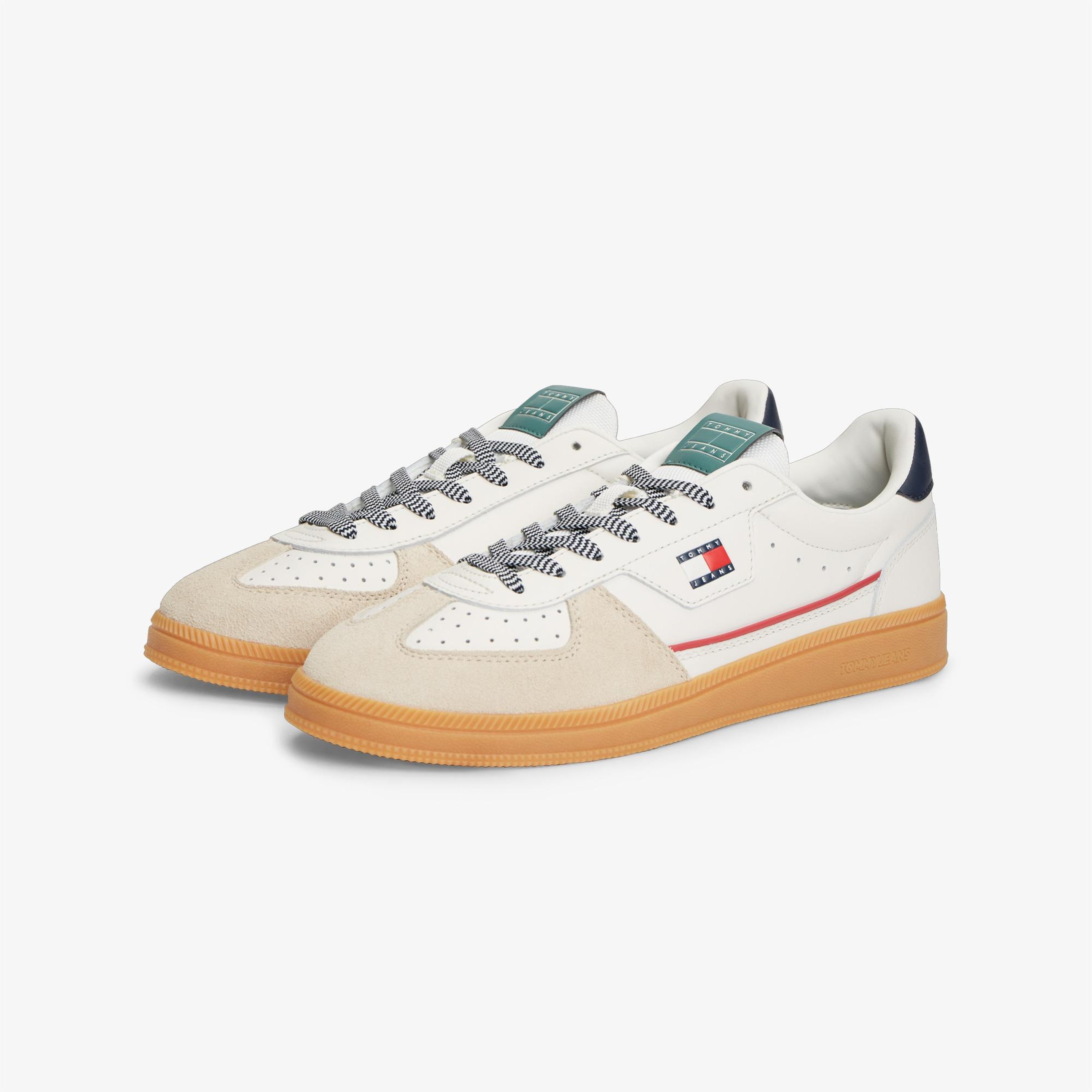Tommy Hilfiger The Greenwich Edge Leather Erkek Bej Spor Ayakkabı