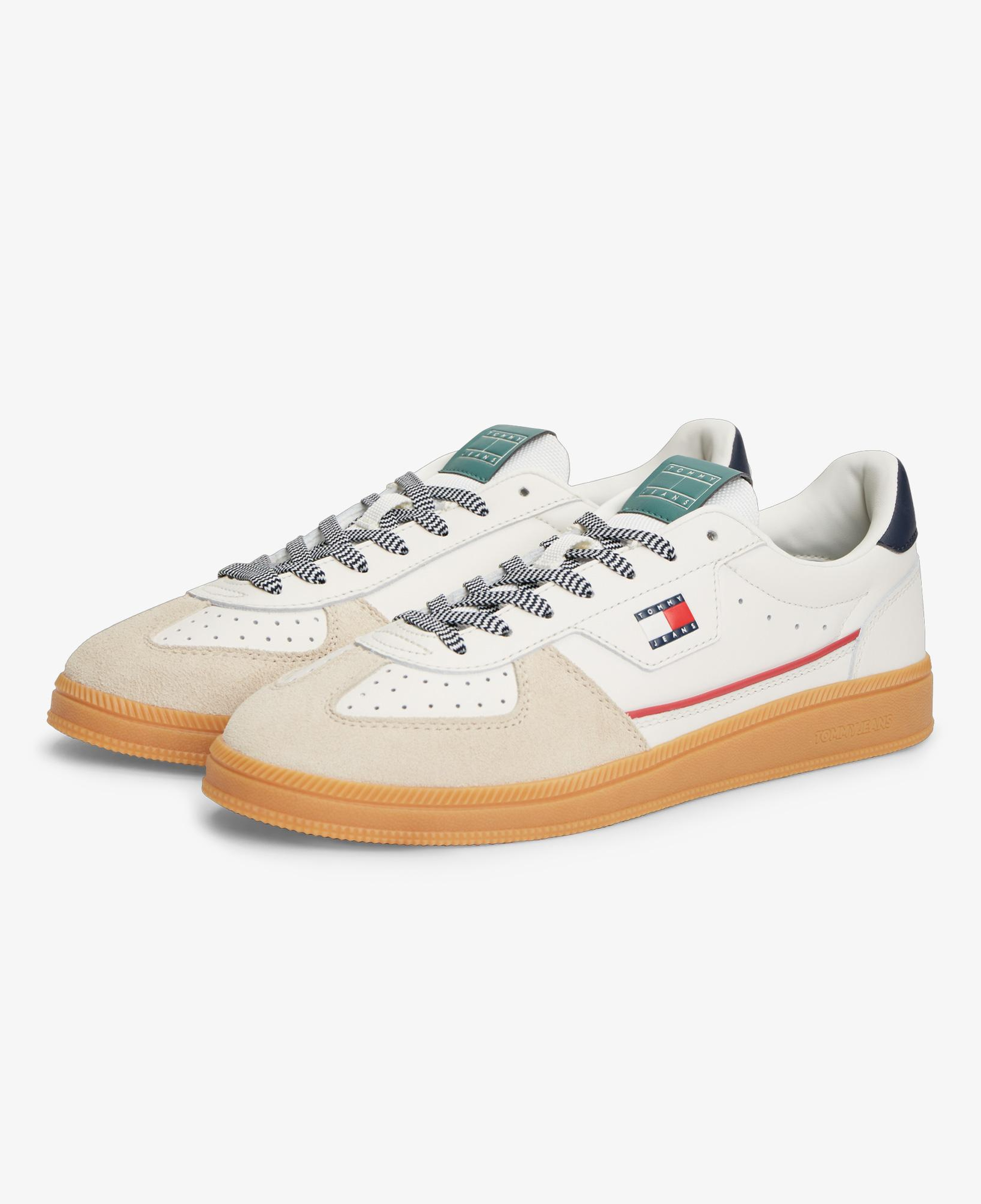 Tommy Hilfiger The Greenwich Edge Leather Erkek Bej Spor Ayakkabı