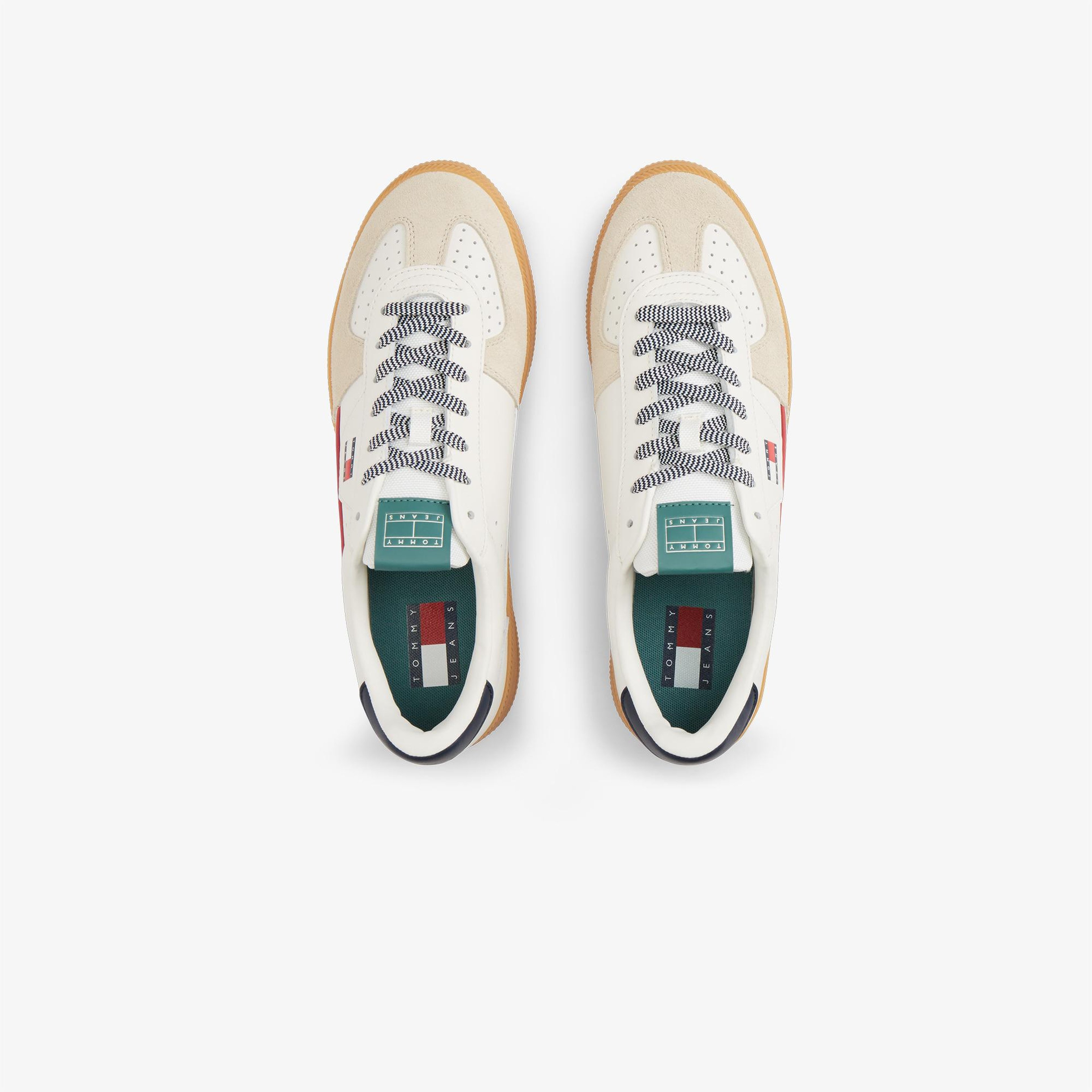 Tommy Hilfiger The Greenwich Edge Leather Erkek Bej Spor Ayakkabı