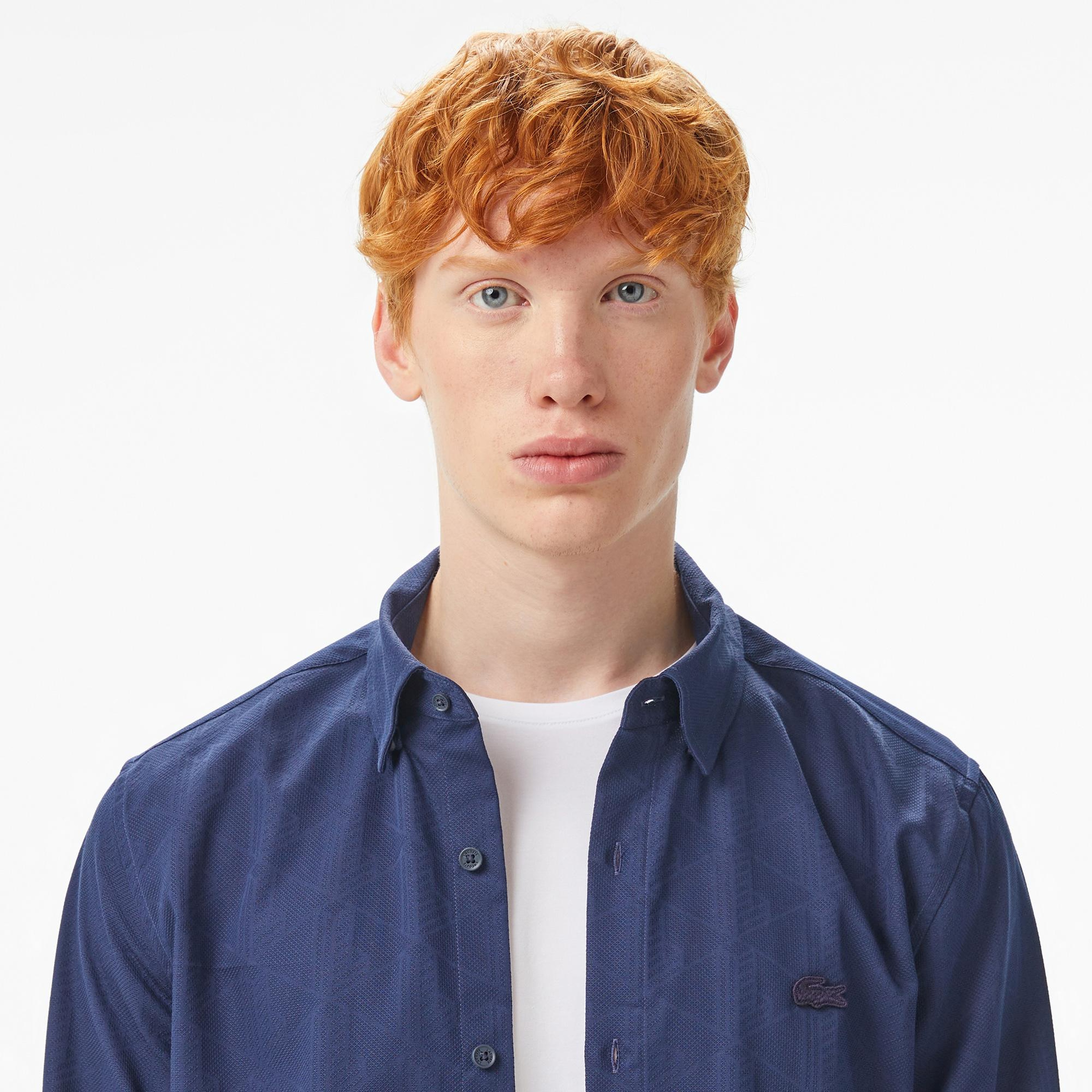 Men's blue shirt