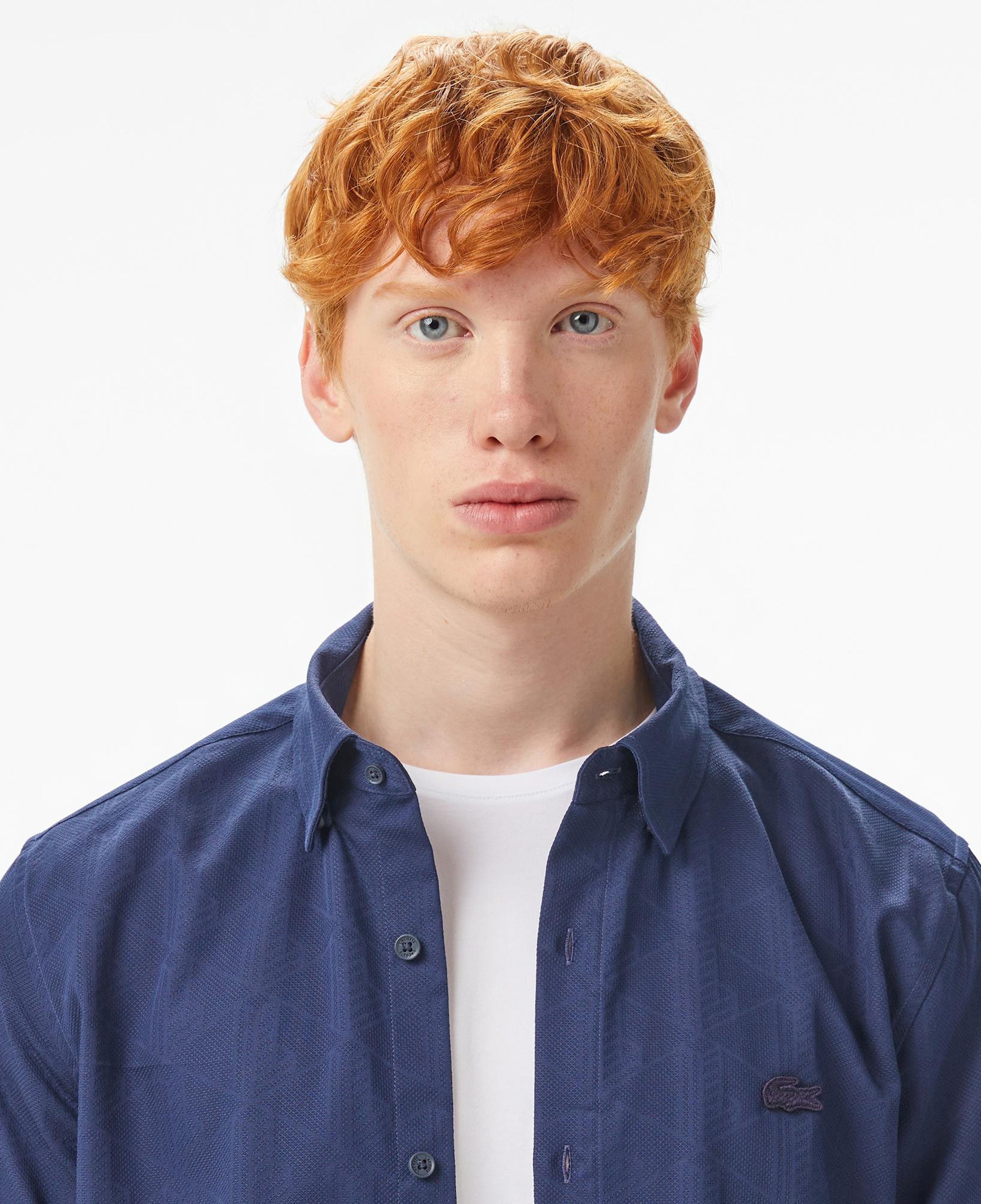 Men's blue shirt