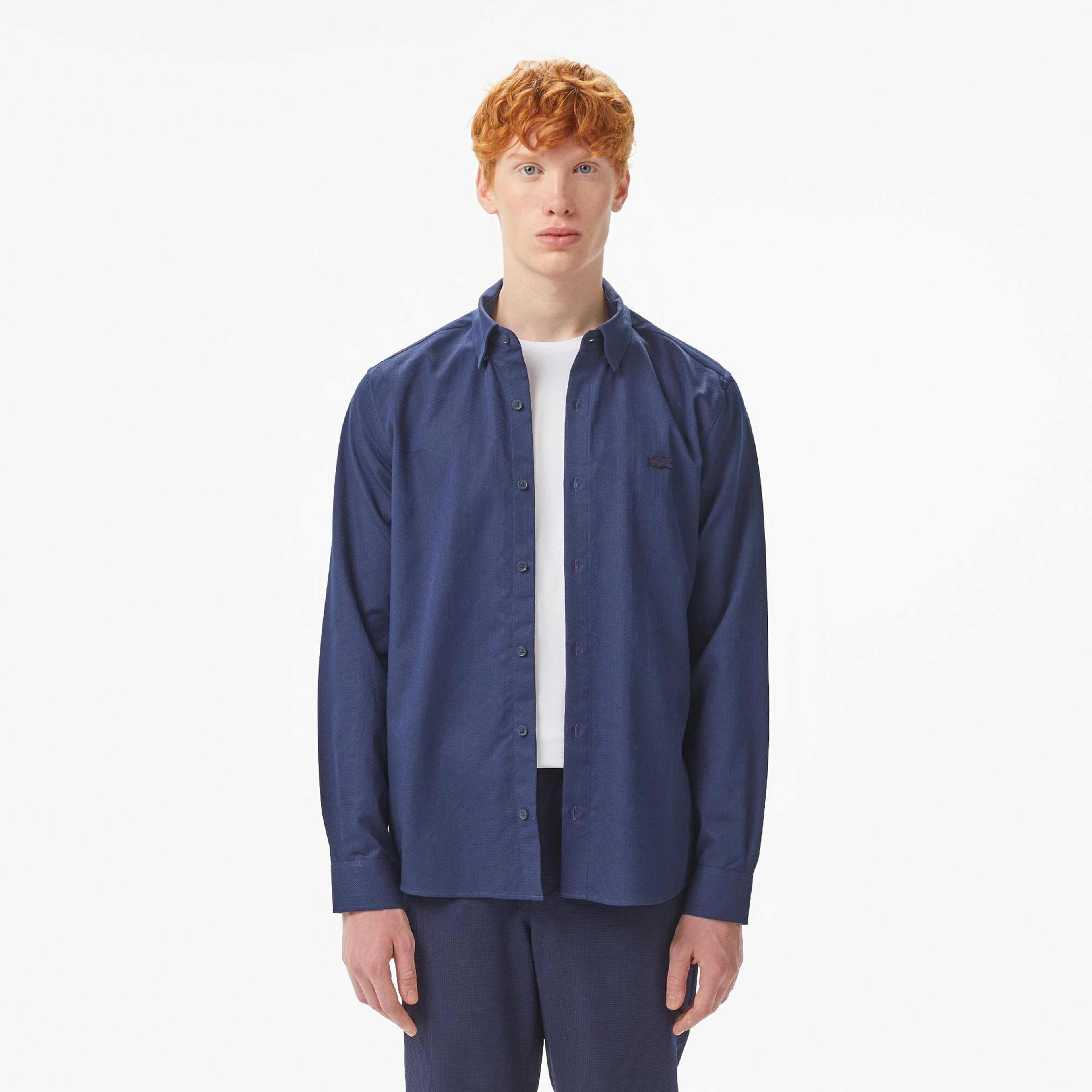 Men's blue shirt