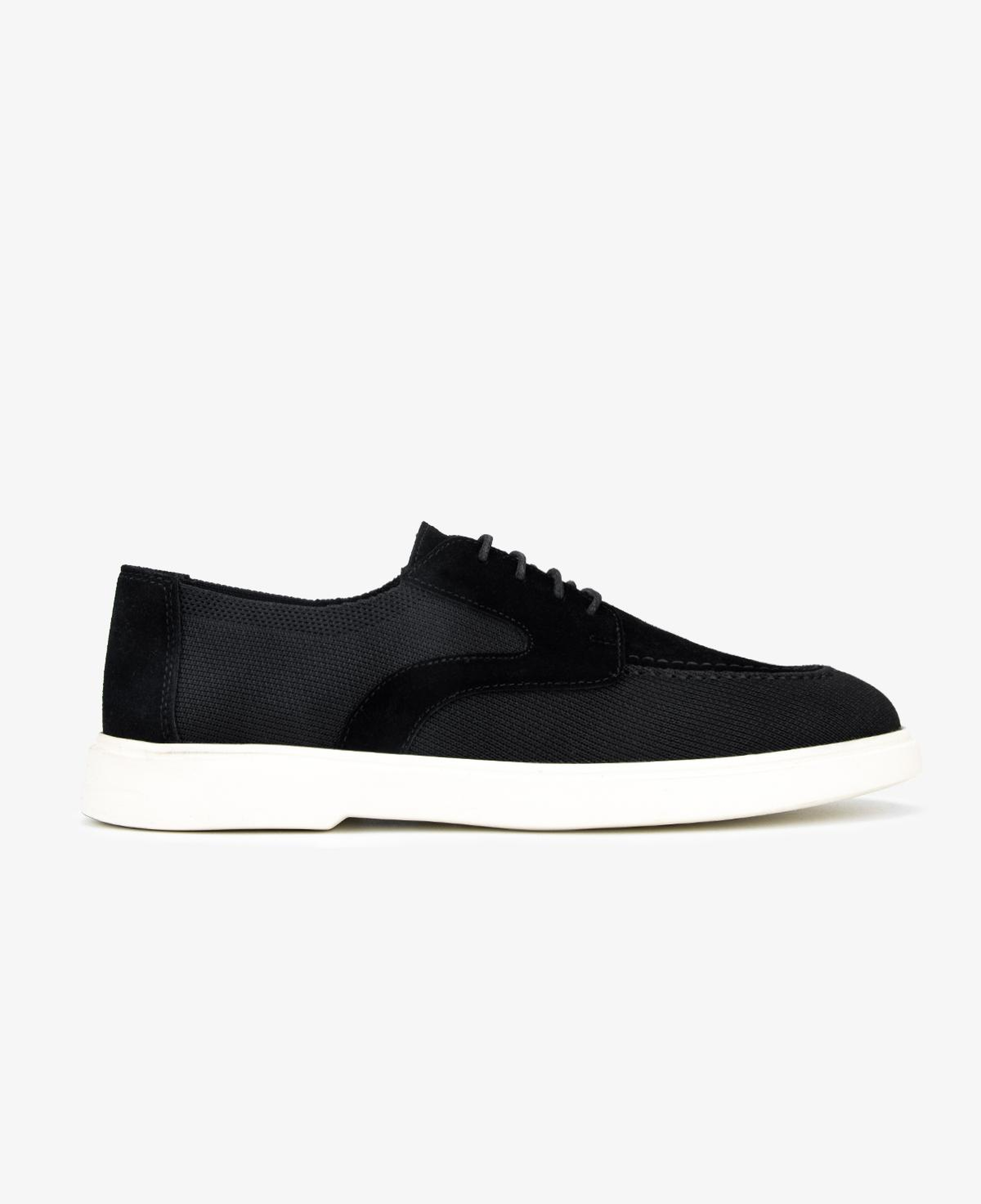Valmenti Erkek Deri & Tekstil Siyah Casual Ayakkabı