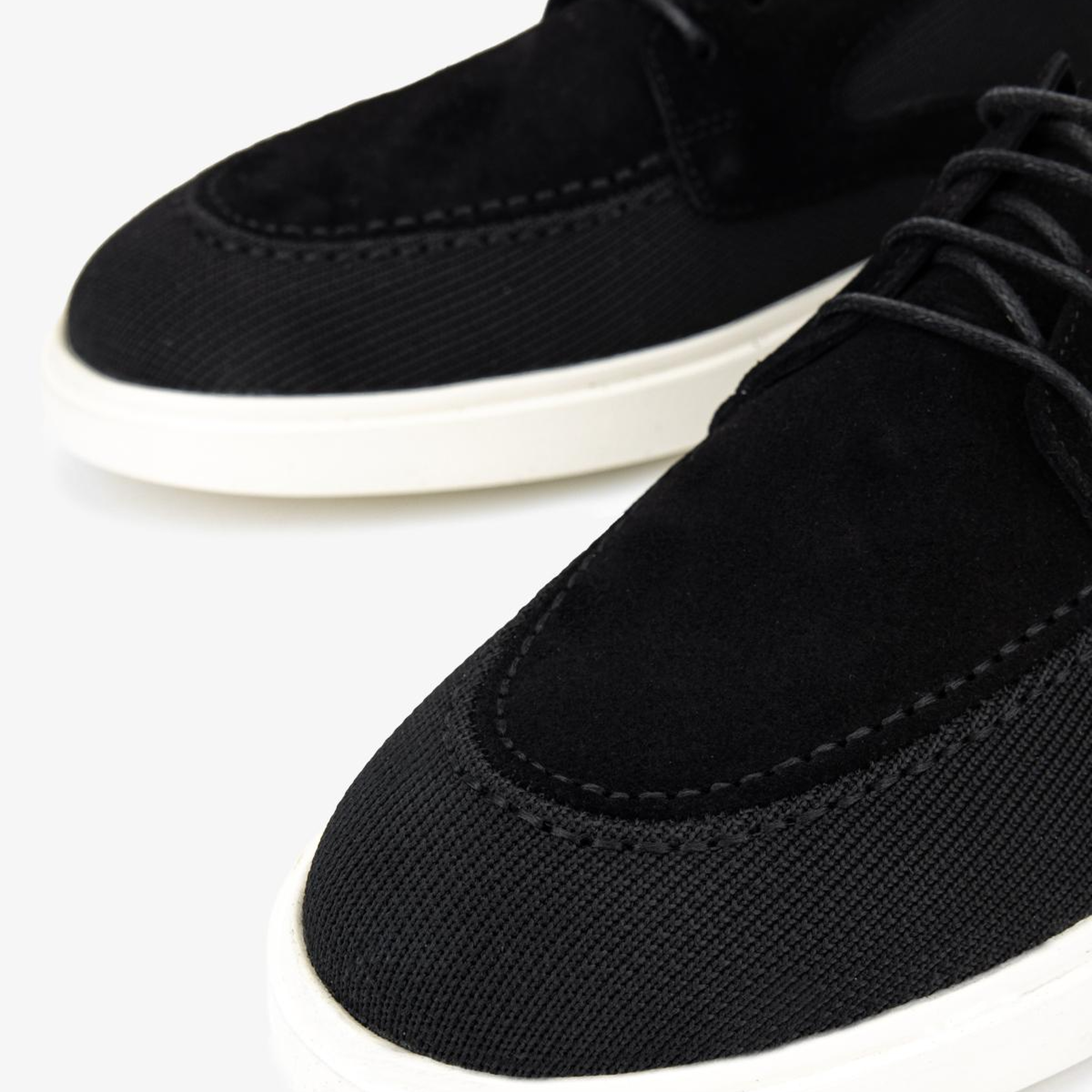 Valmenti Erkek Deri & Tekstil Siyah Casual Ayakkabı
