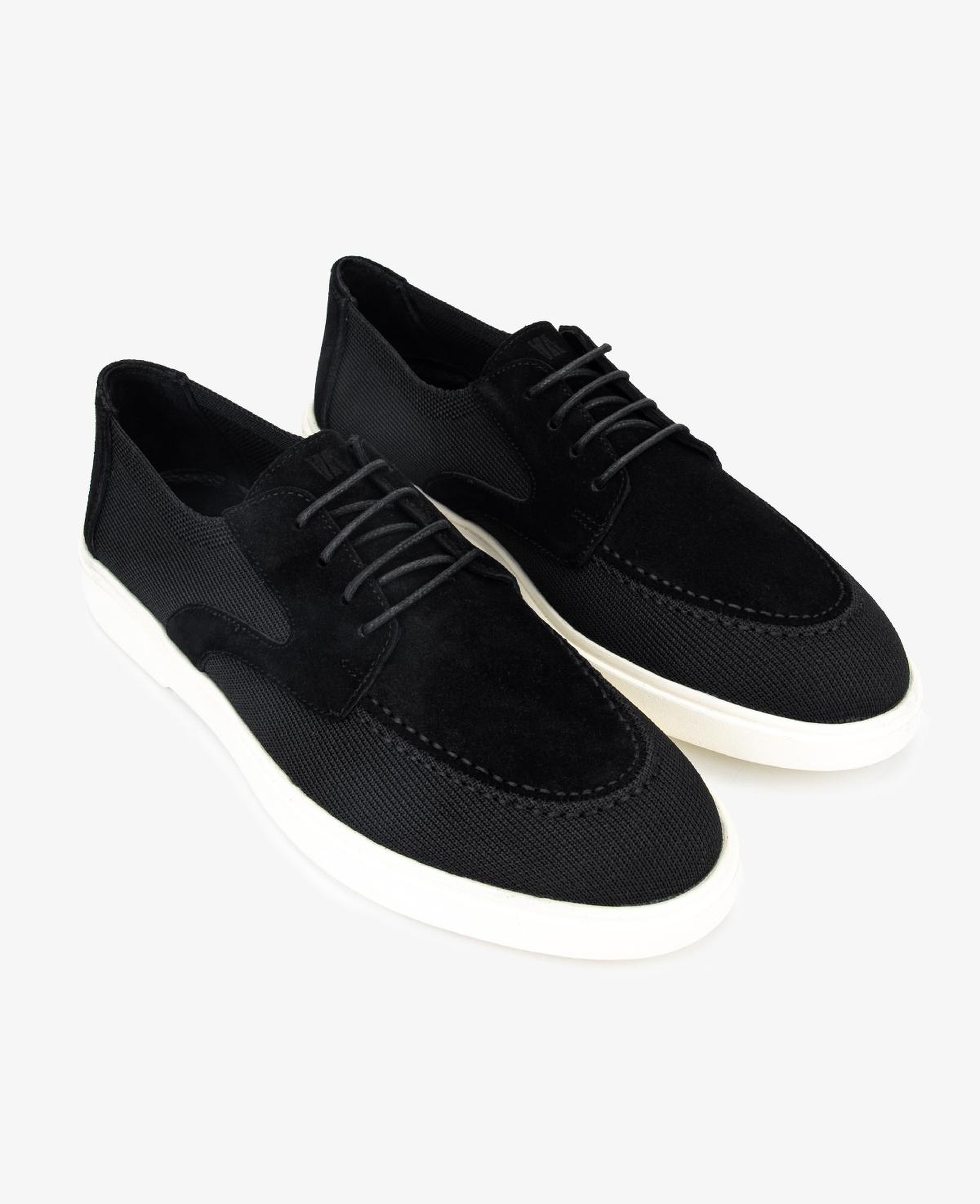 Valmenti Erkek Deri & Tekstil Siyah Casual Ayakkabı