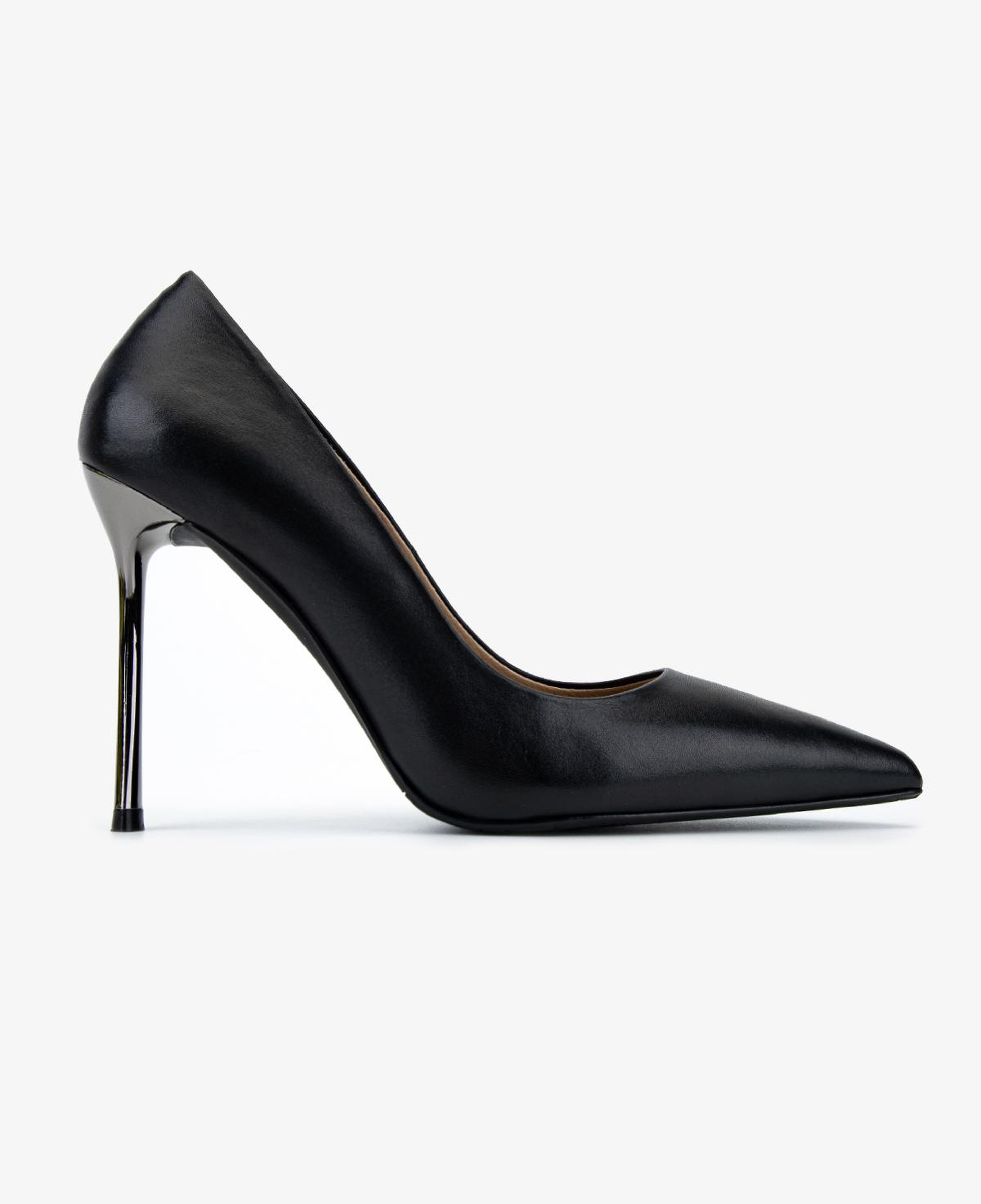 Valmenti Kadın Hakiki Deri Siyah Stiletto Ayakkabı