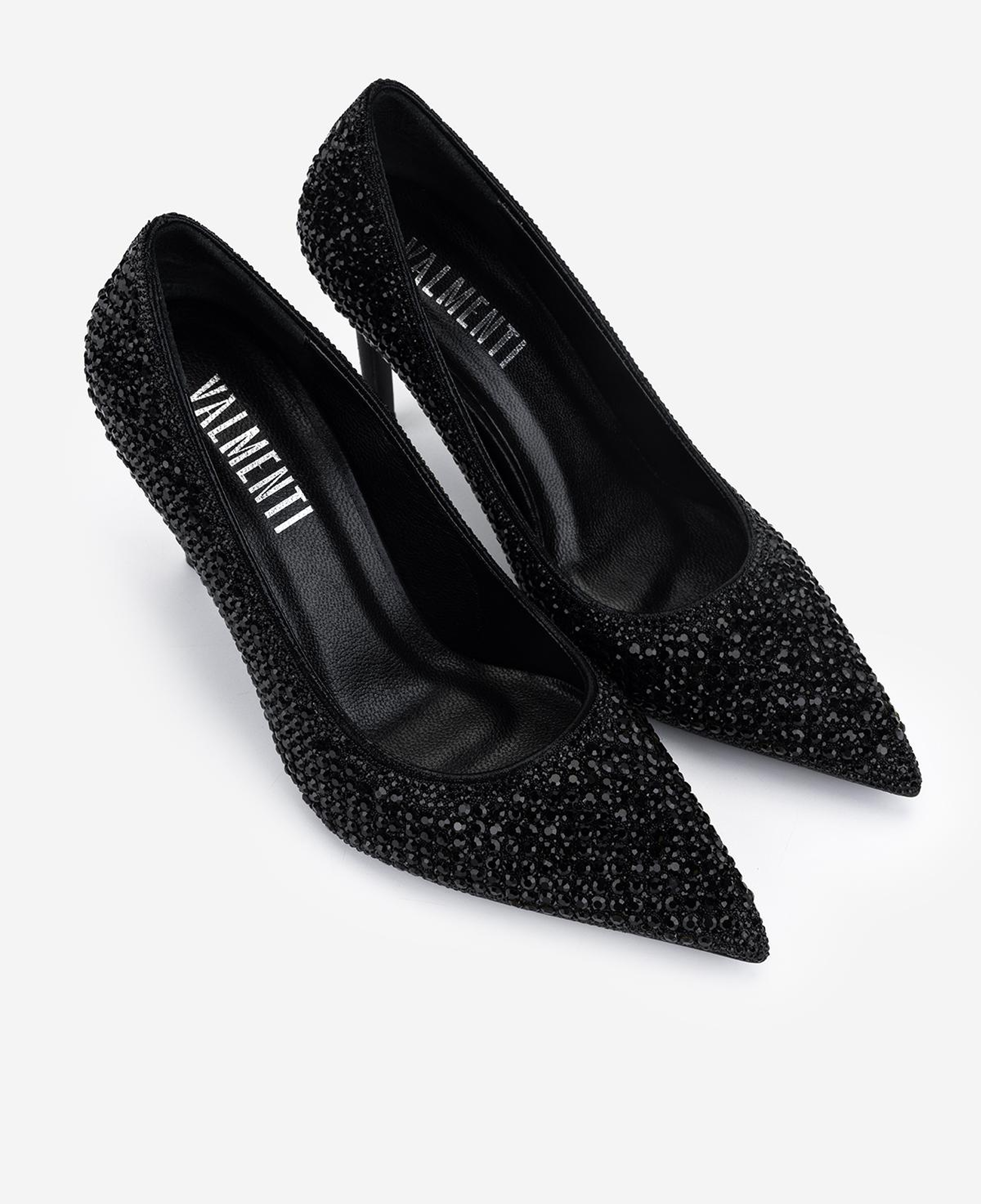 Valmenti Kadın Suni Deri Siyah Stiletto Ayakkabı