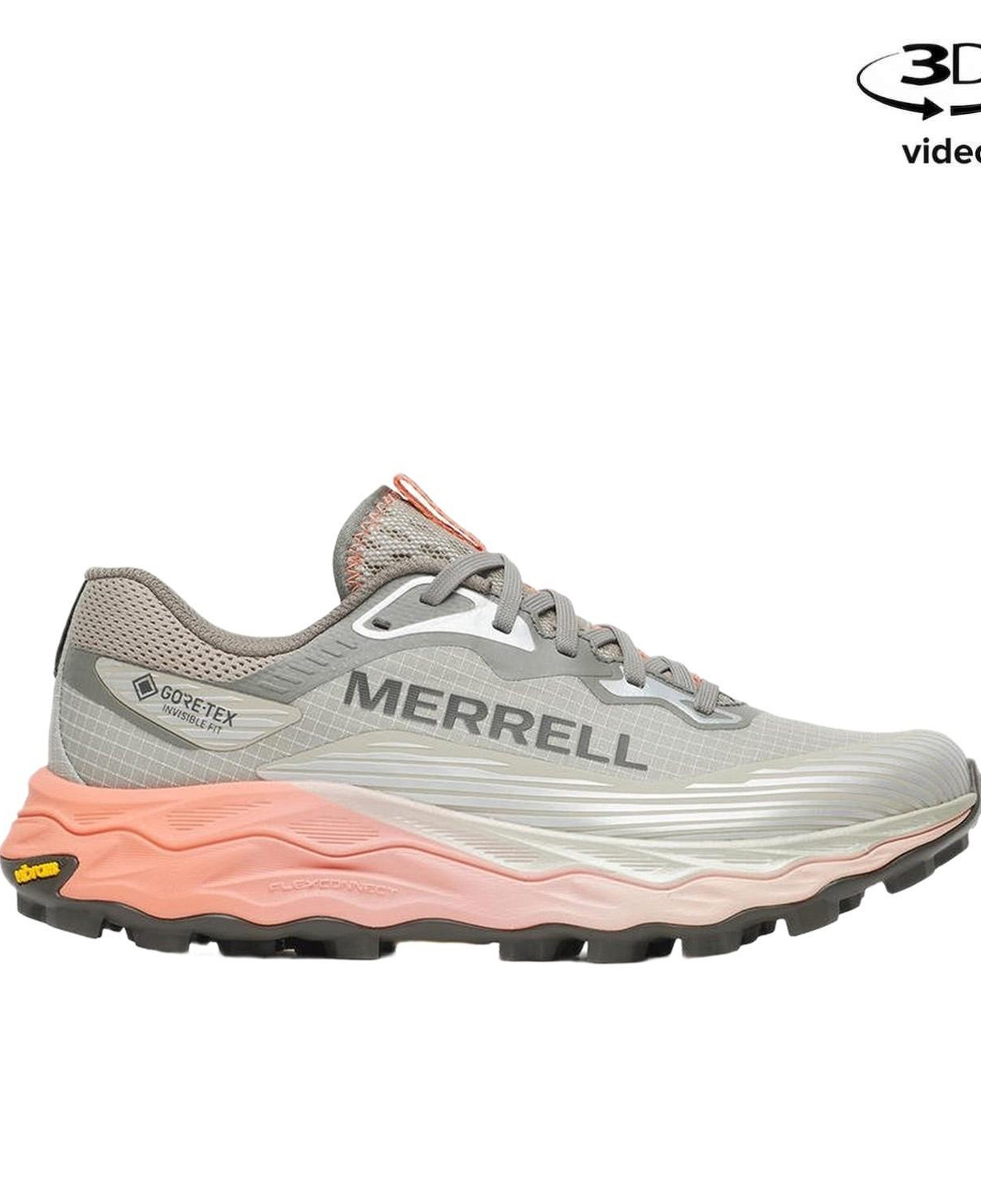 Merrell Agility Peak 6 Gore-Tex Kadın Gri Patika Koşu Ayakkabısı
