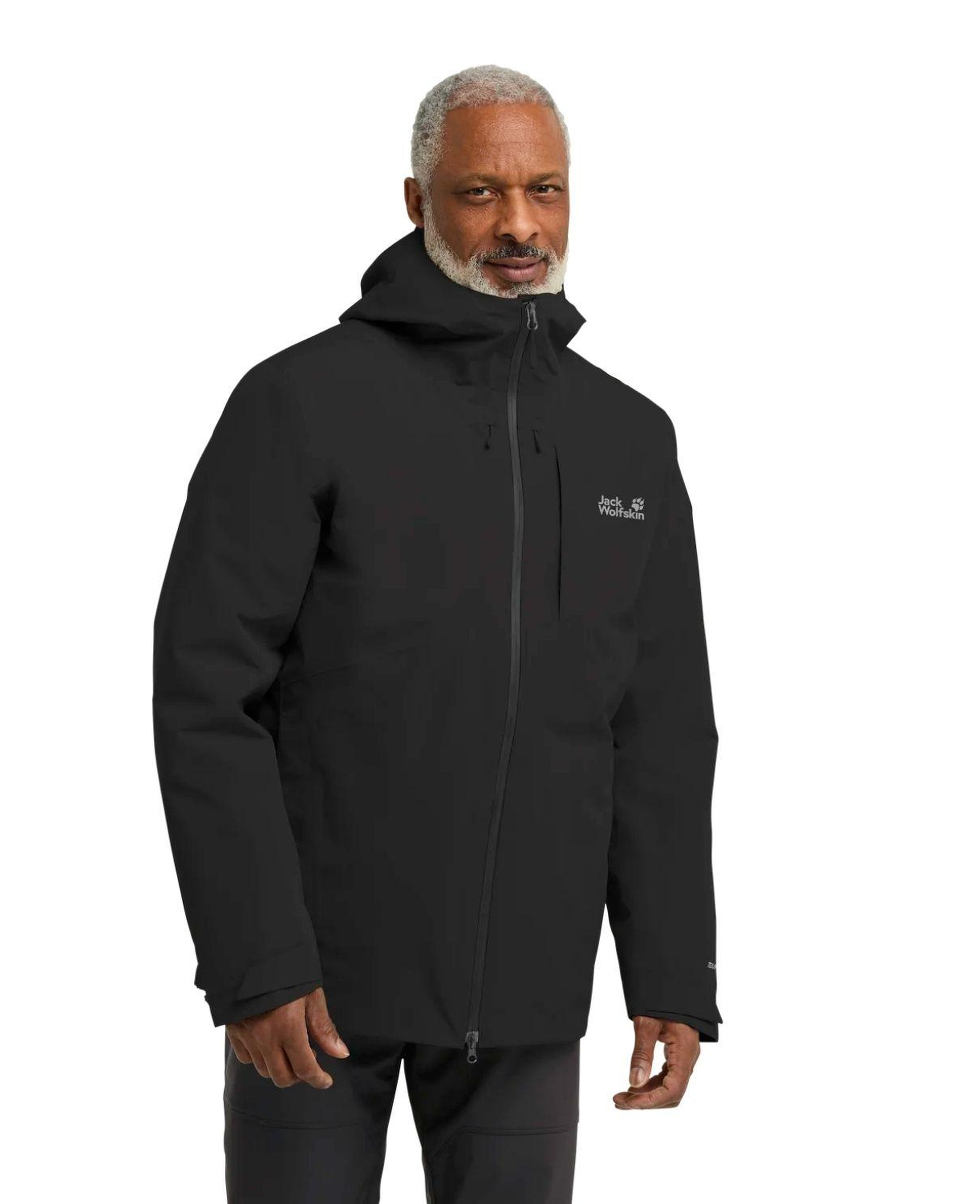 Jack Wolfskin Icecape 3in1 Do Rds Erkek Siyah Outdoor Ceketi