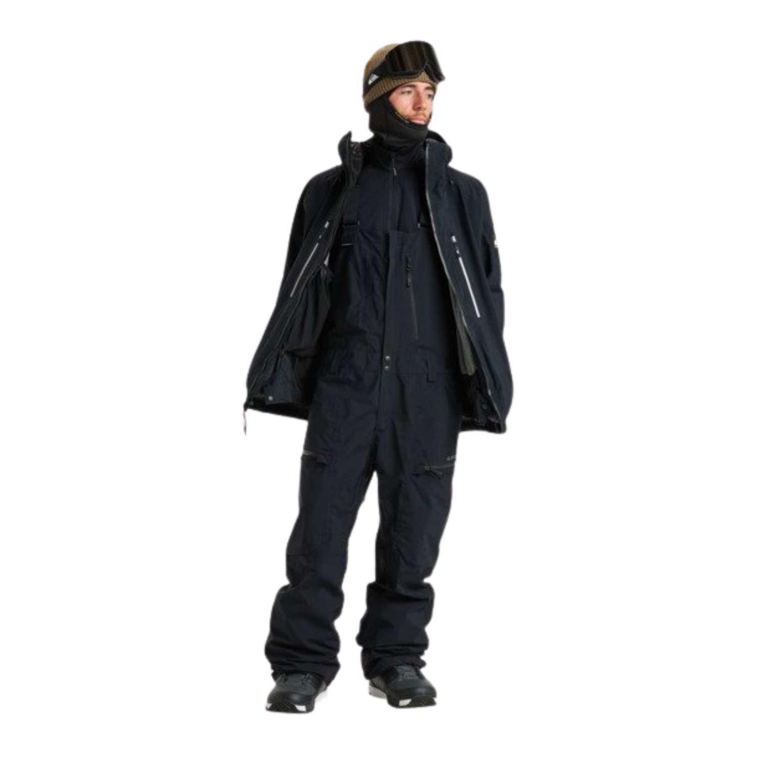 Quiksilver Altostratus Bib Erkek Siyah Snowboard Pantolonu