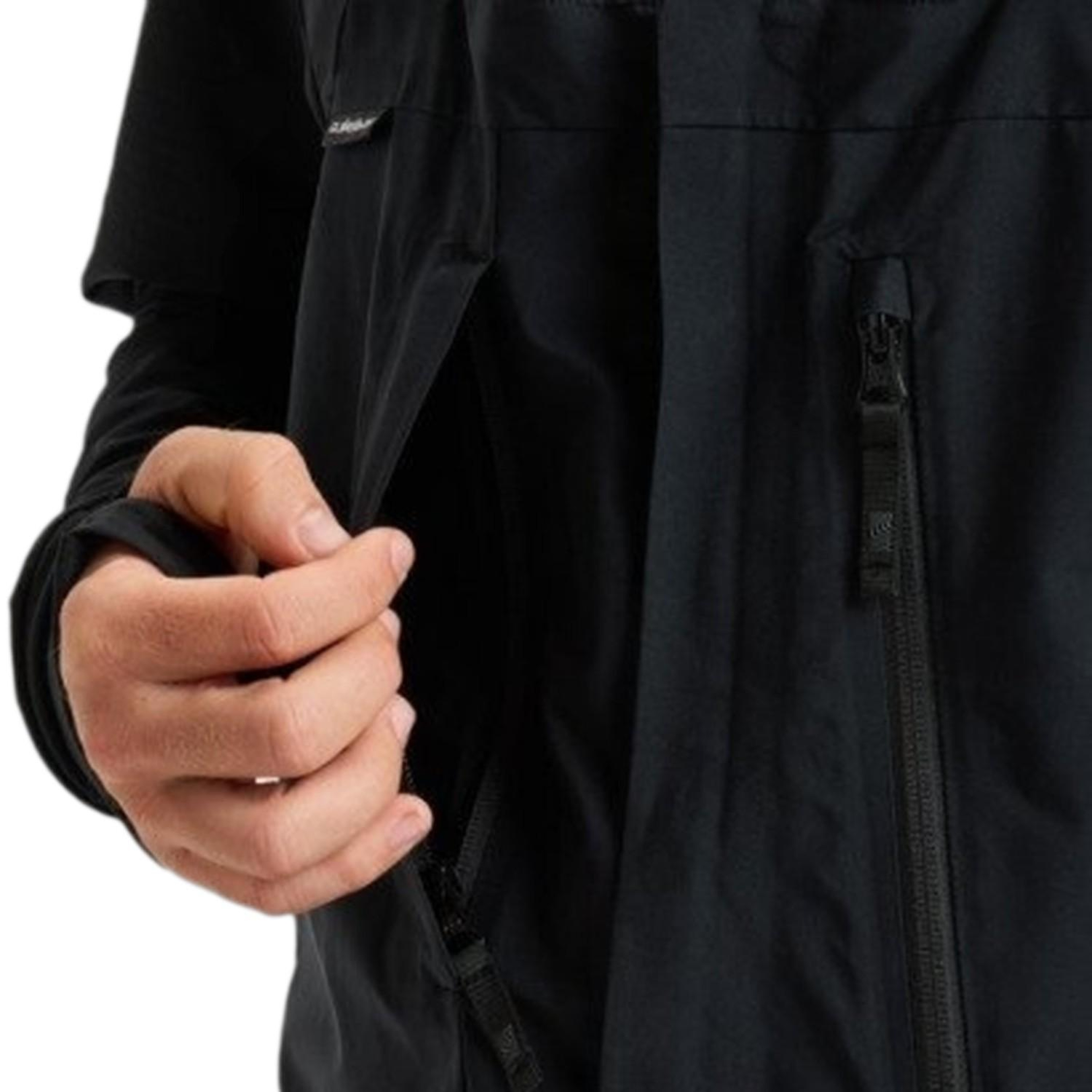 Quiksilver Altostratus Bib Erkek Siyah Snowboard Pantolonu