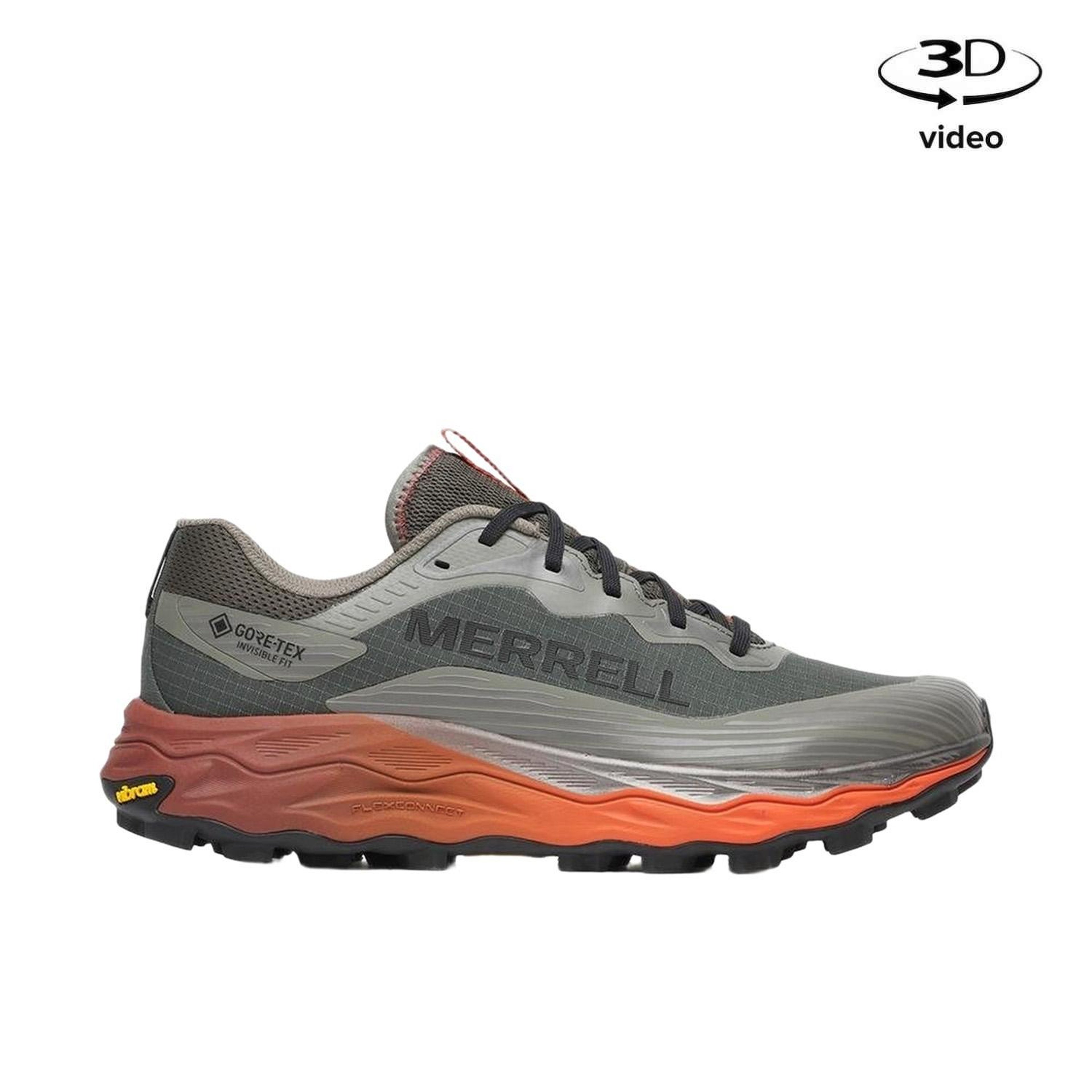 Merrell Agility Peak 6 Gore-Tex Erkek Gri Patika Koşu Ayakkabısı