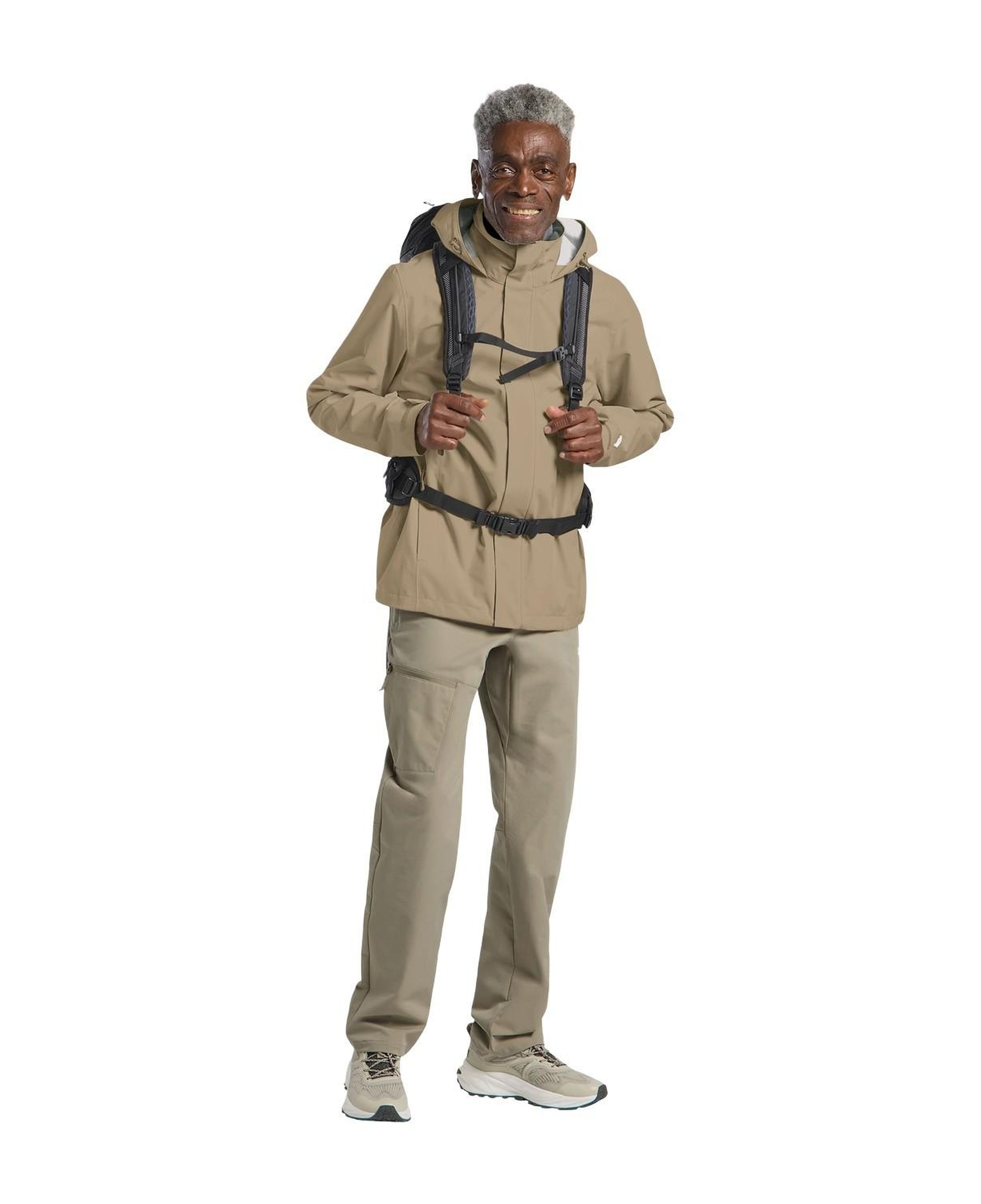 Jack Wolfskin Trailtime 2L Erkek Bej Outdoor Ceketi