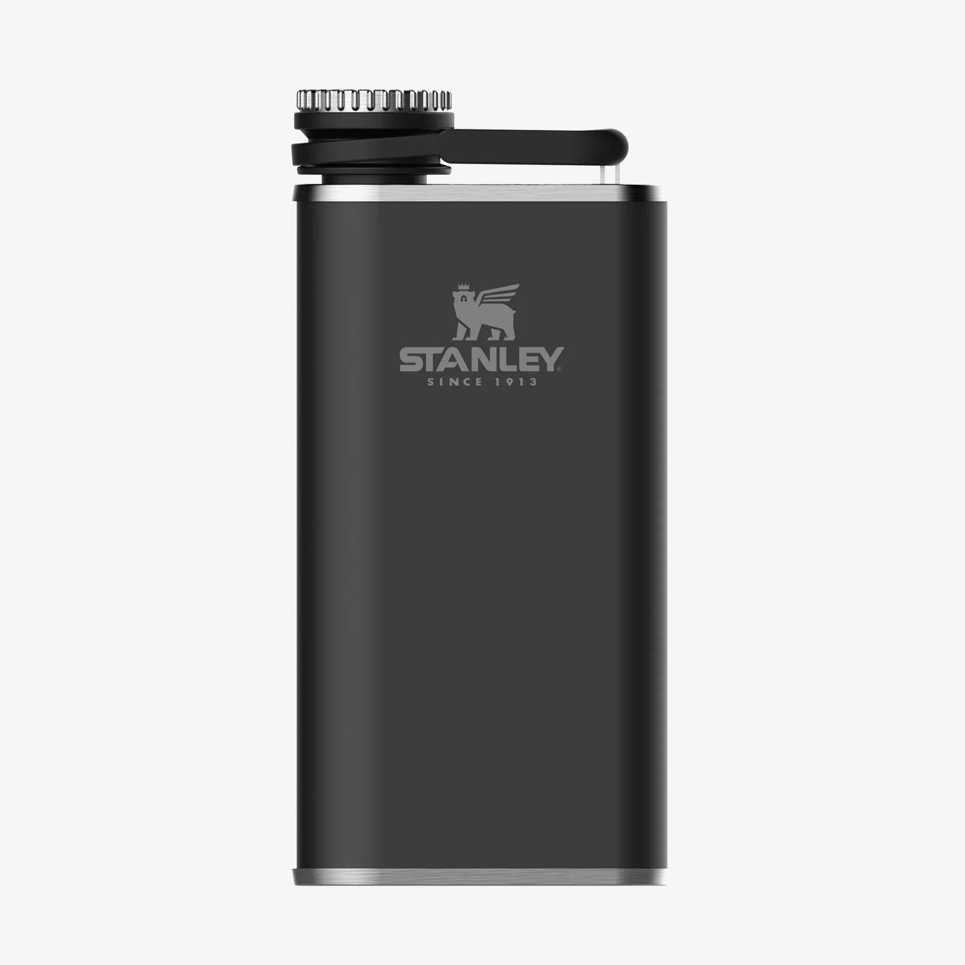 Stanley The Easy-Fill Wide Mouth Flask 0.23L / 8oz Hammertone Black Unisex Siyah Termos