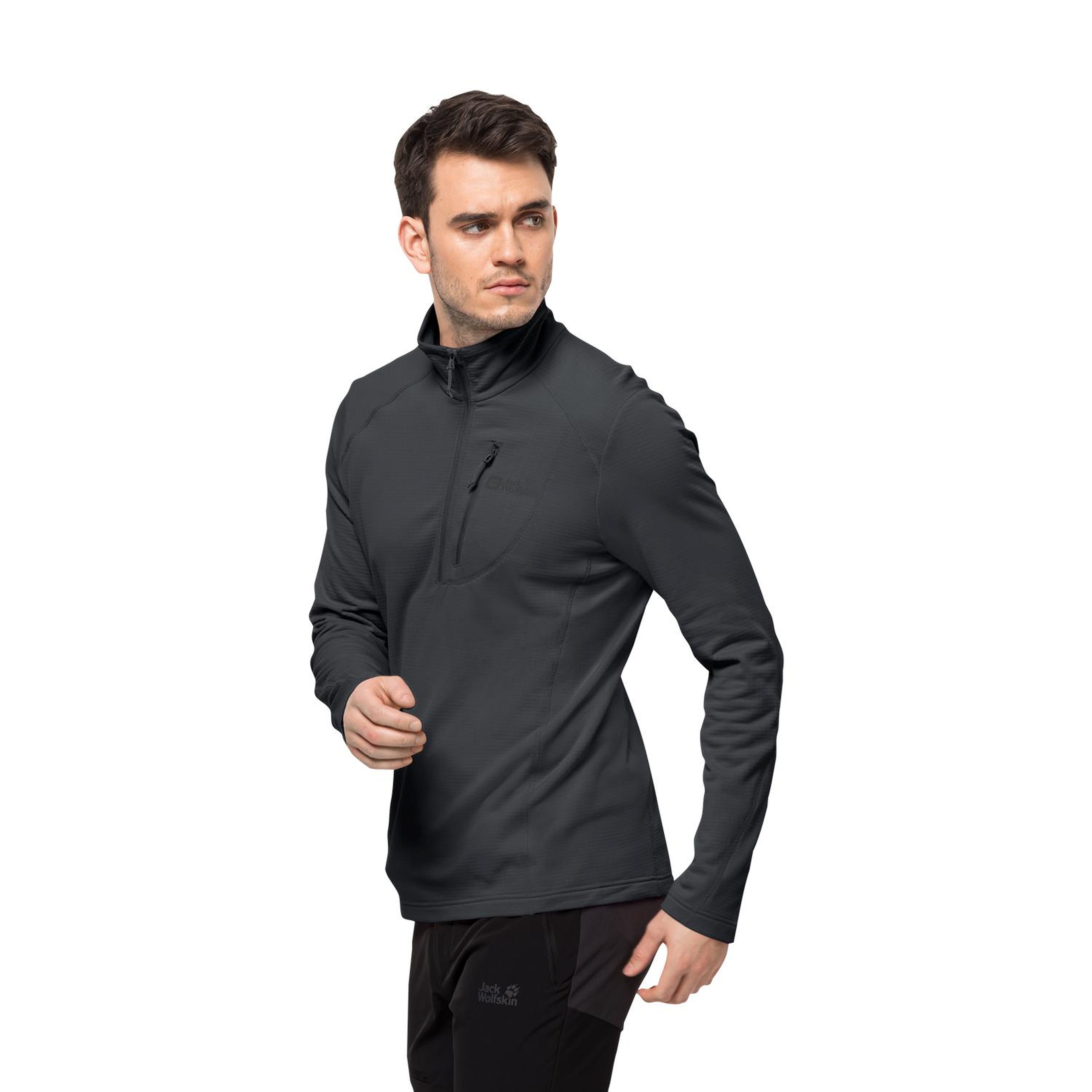 Jack Wolfskin Kolbenberg Hz Erkek Gri Polar