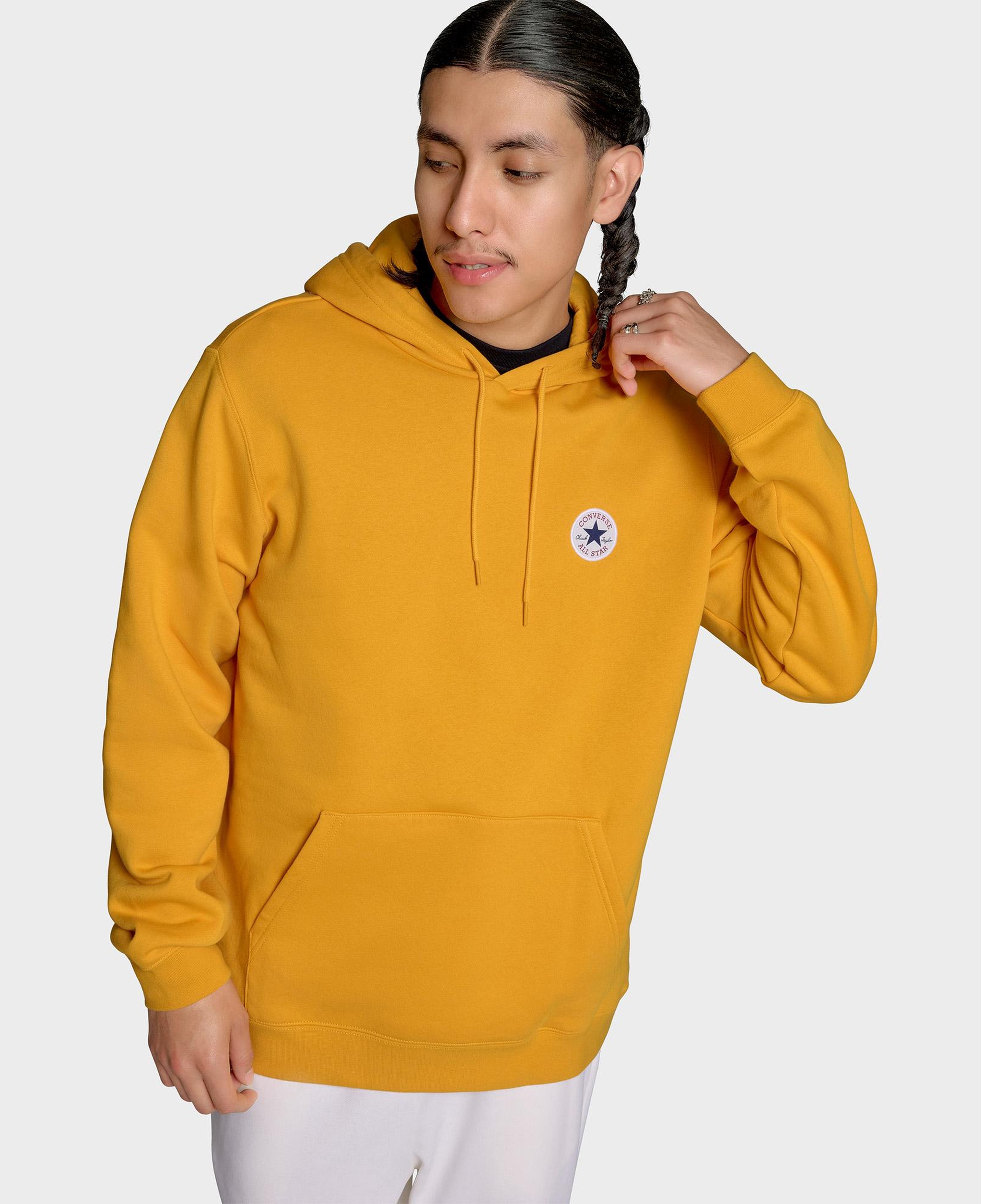 Converse Standard Fit Core Chuck Patch Erkek Sarı Sweatshirt