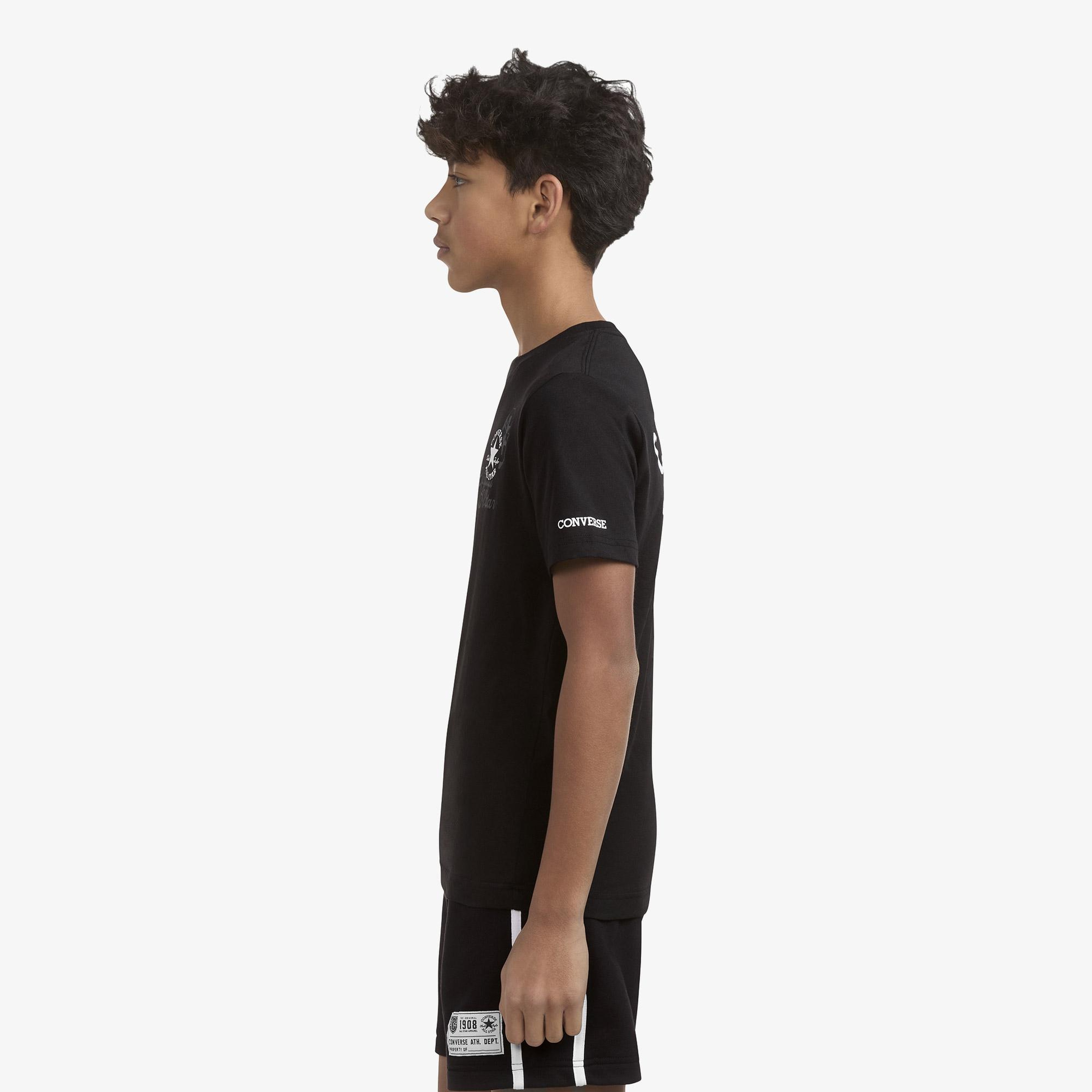 Converse Çocuk Siyah T shirt