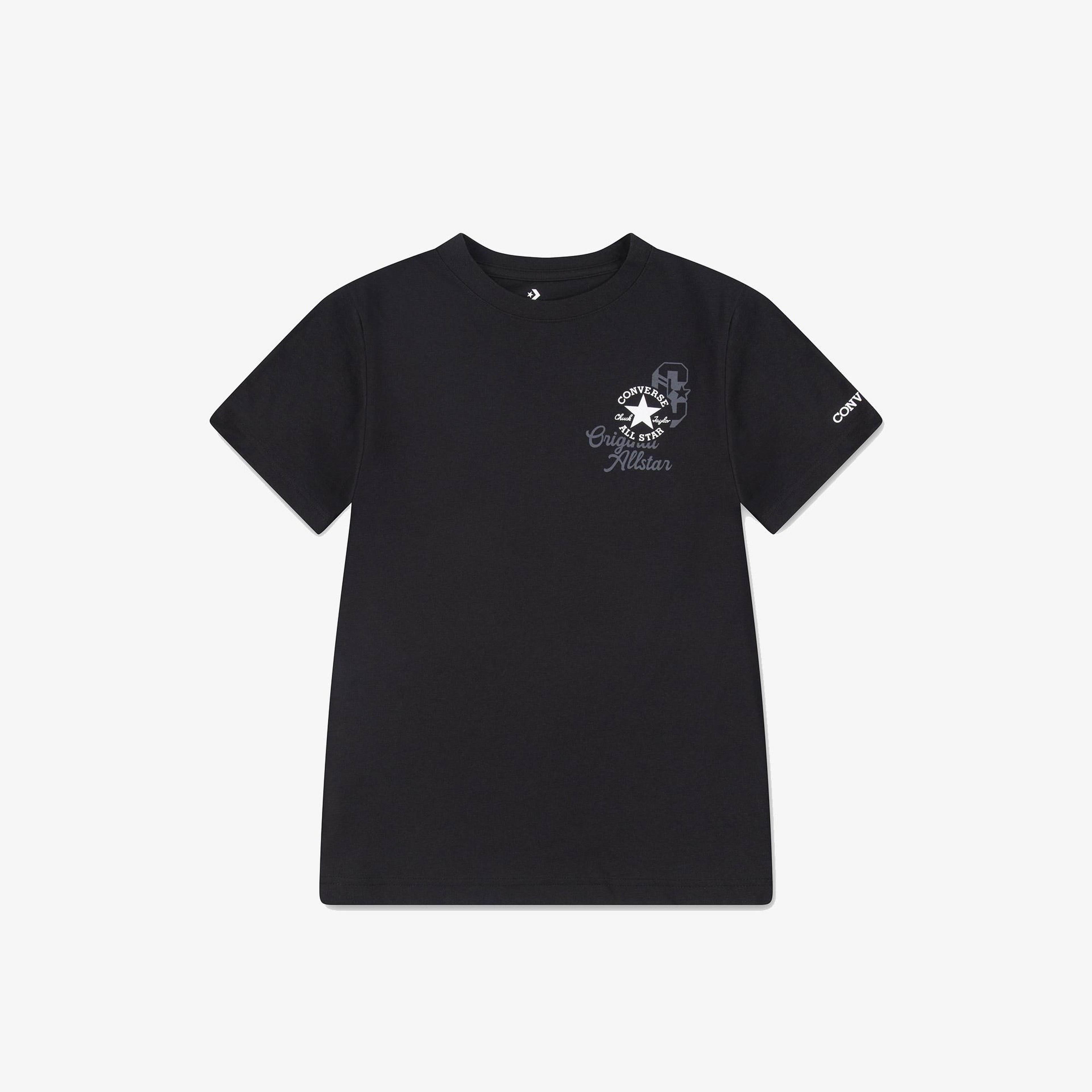 Converse Çocuk Siyah T shirt