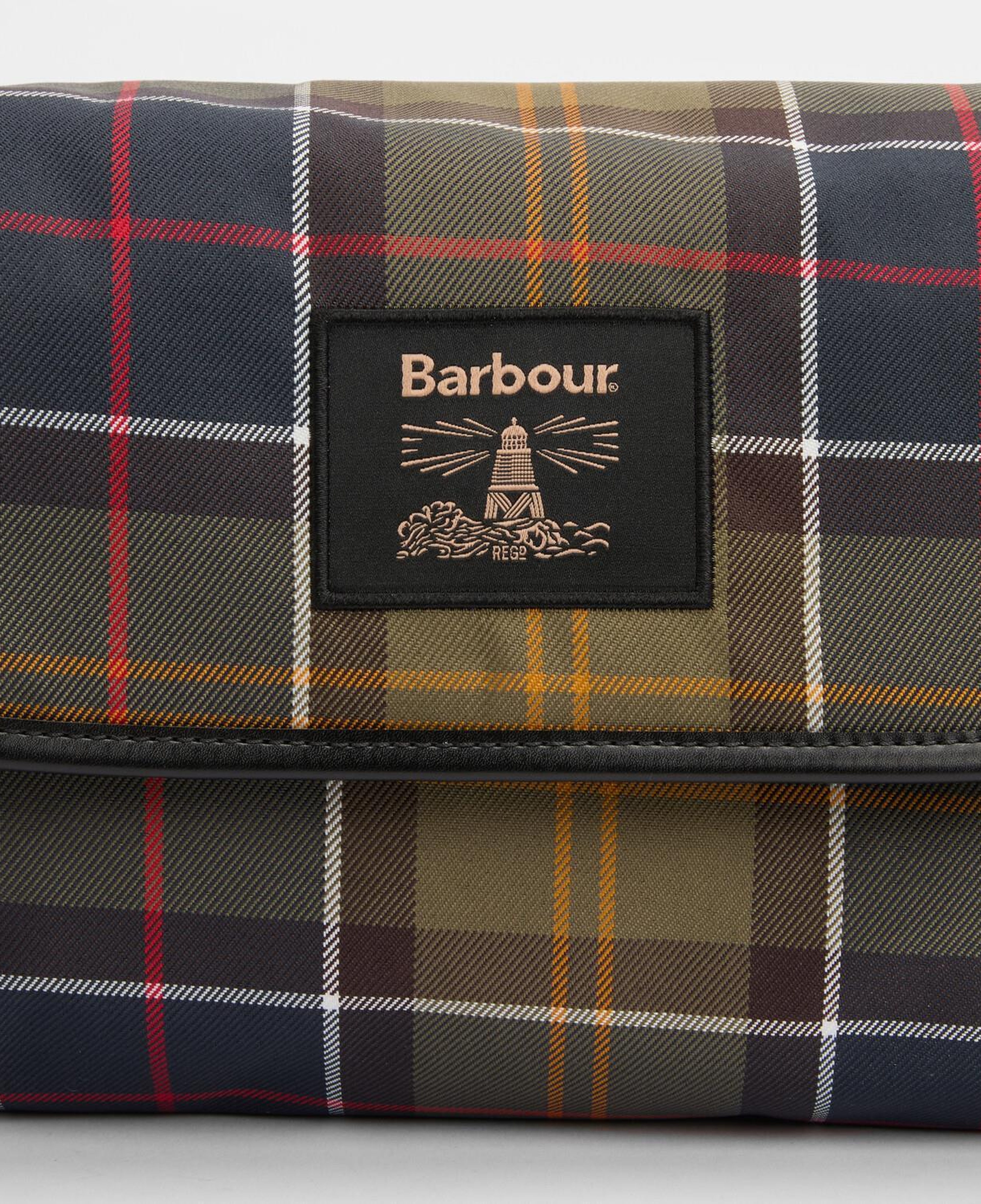 Barbour Tartan Hanging Washbag Organizer