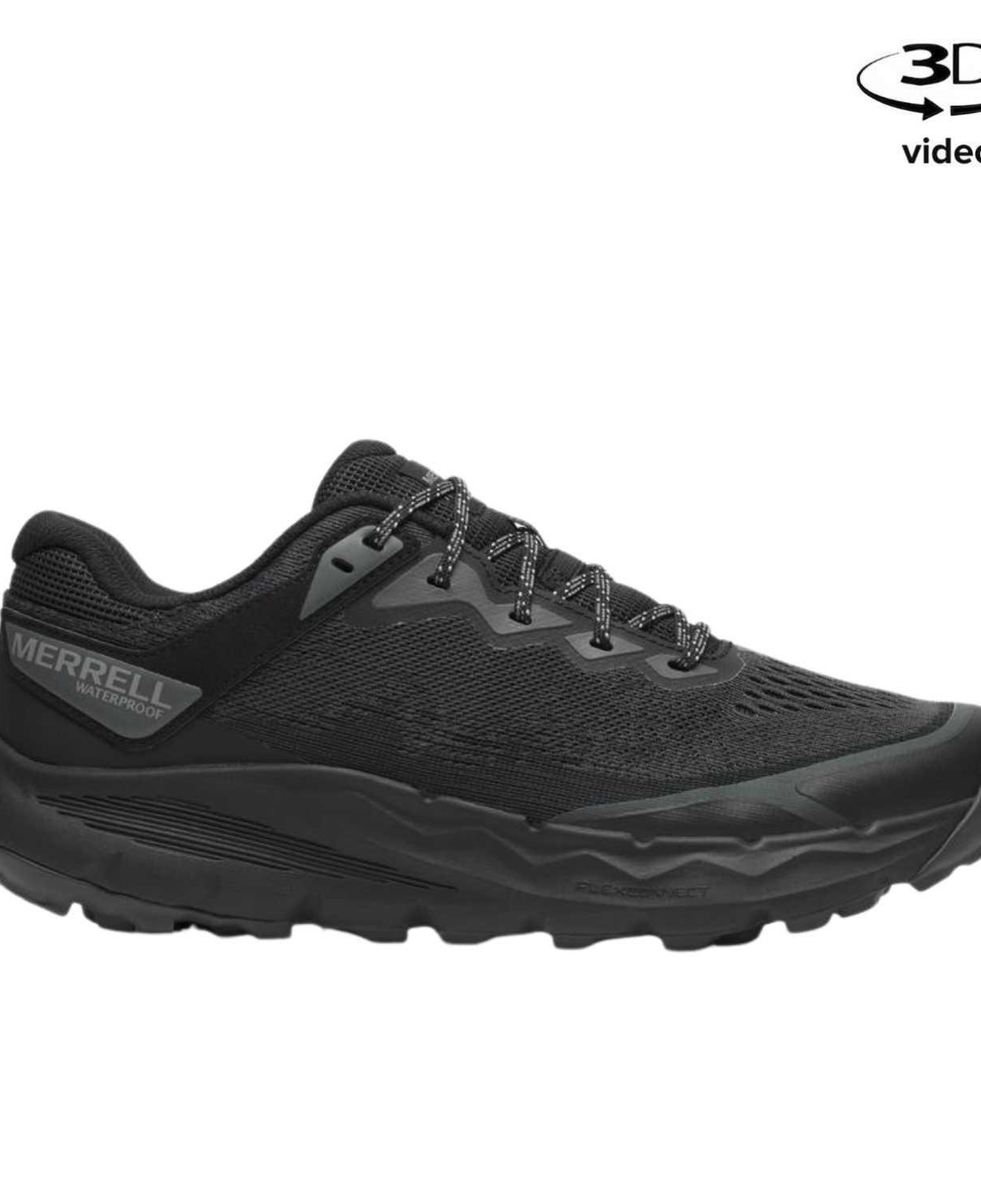 Merrell Nova 4 Waterproof Erkek Siyah Patika Koşusu Ayakkabısı
