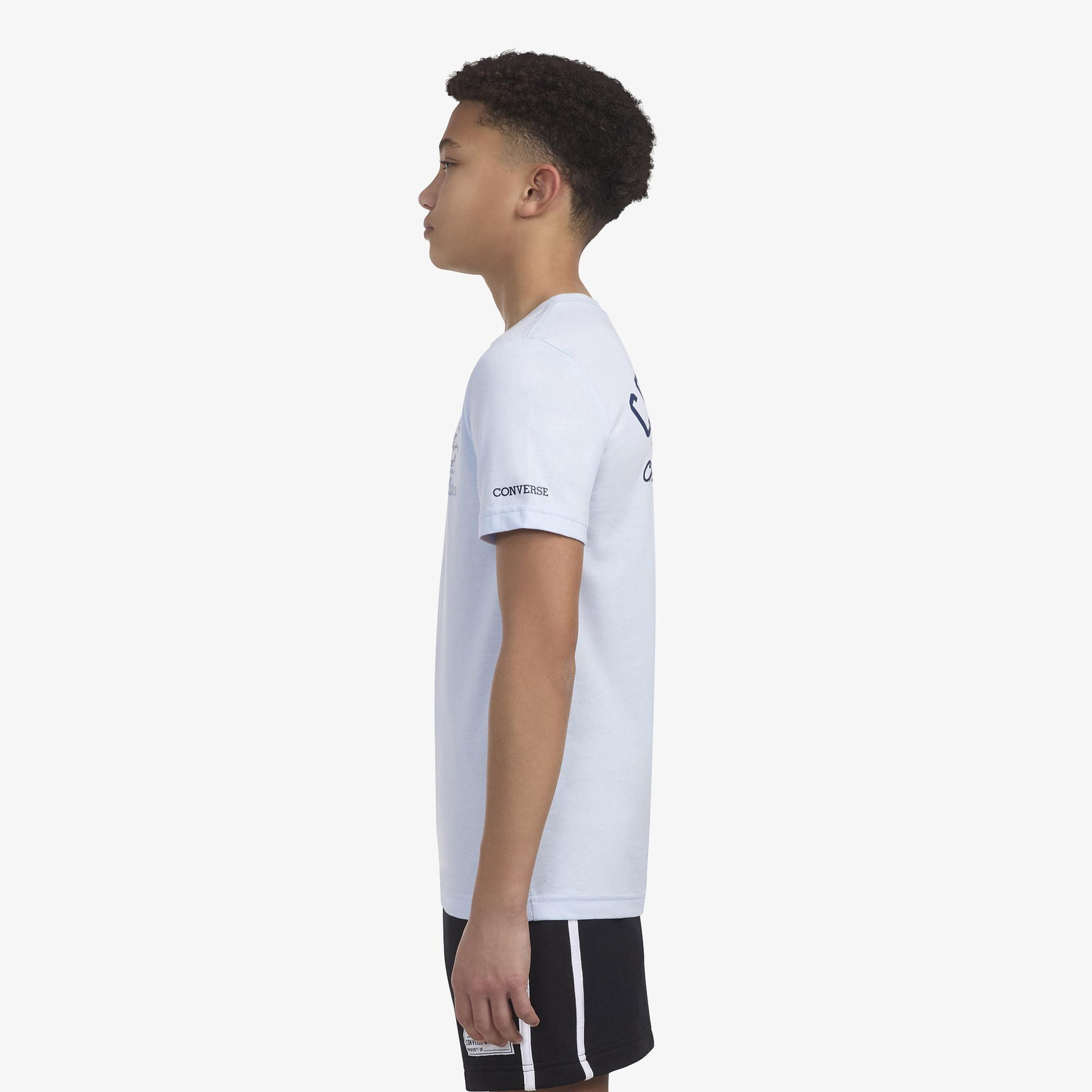Converse Chuck Taylor All Star Çocuk Mavi T-Shirt