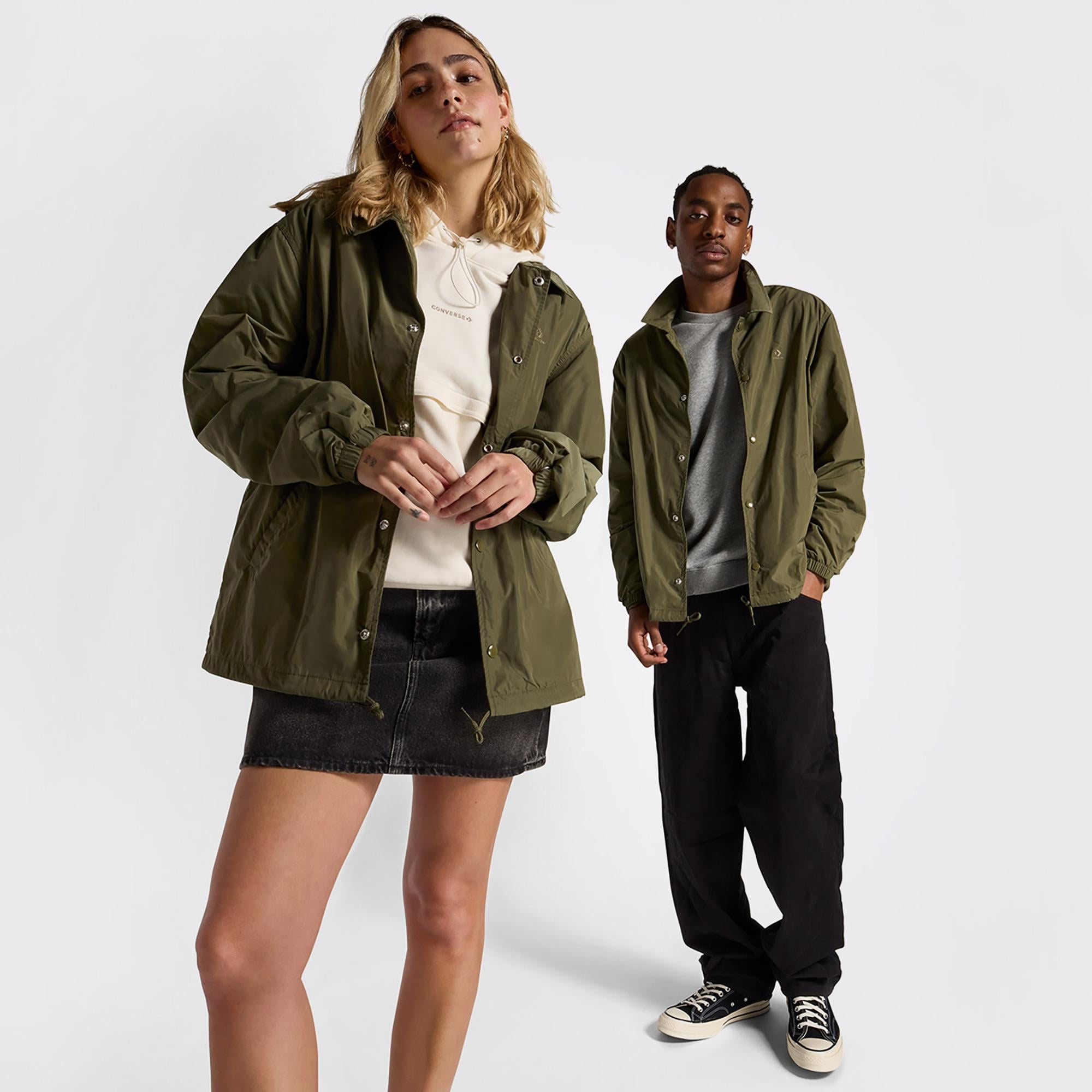 Converse Go-To Unisex Yeşil Yağmurluk