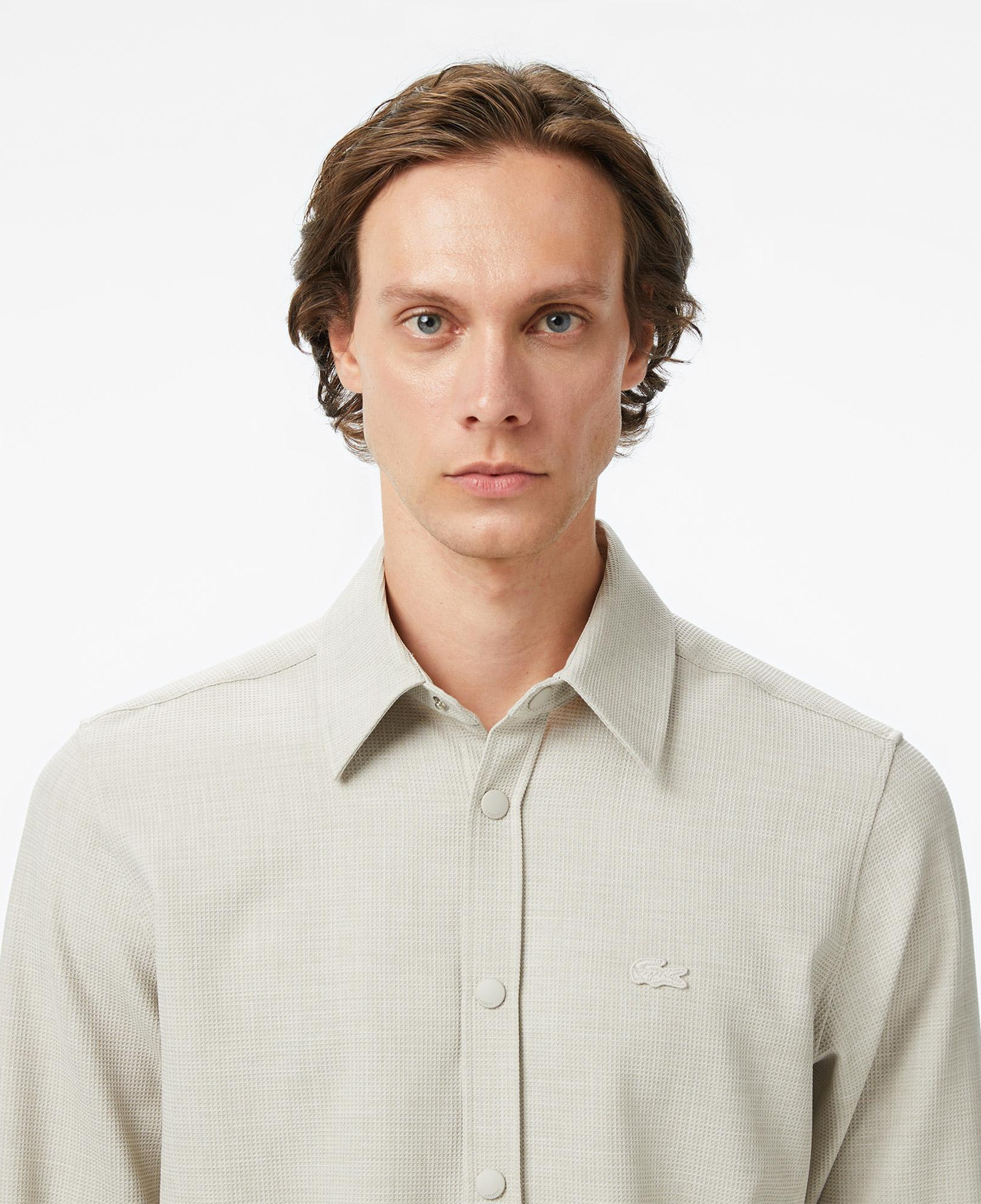 Lacoste Erkek Relaxed Fit Bej Gömlek