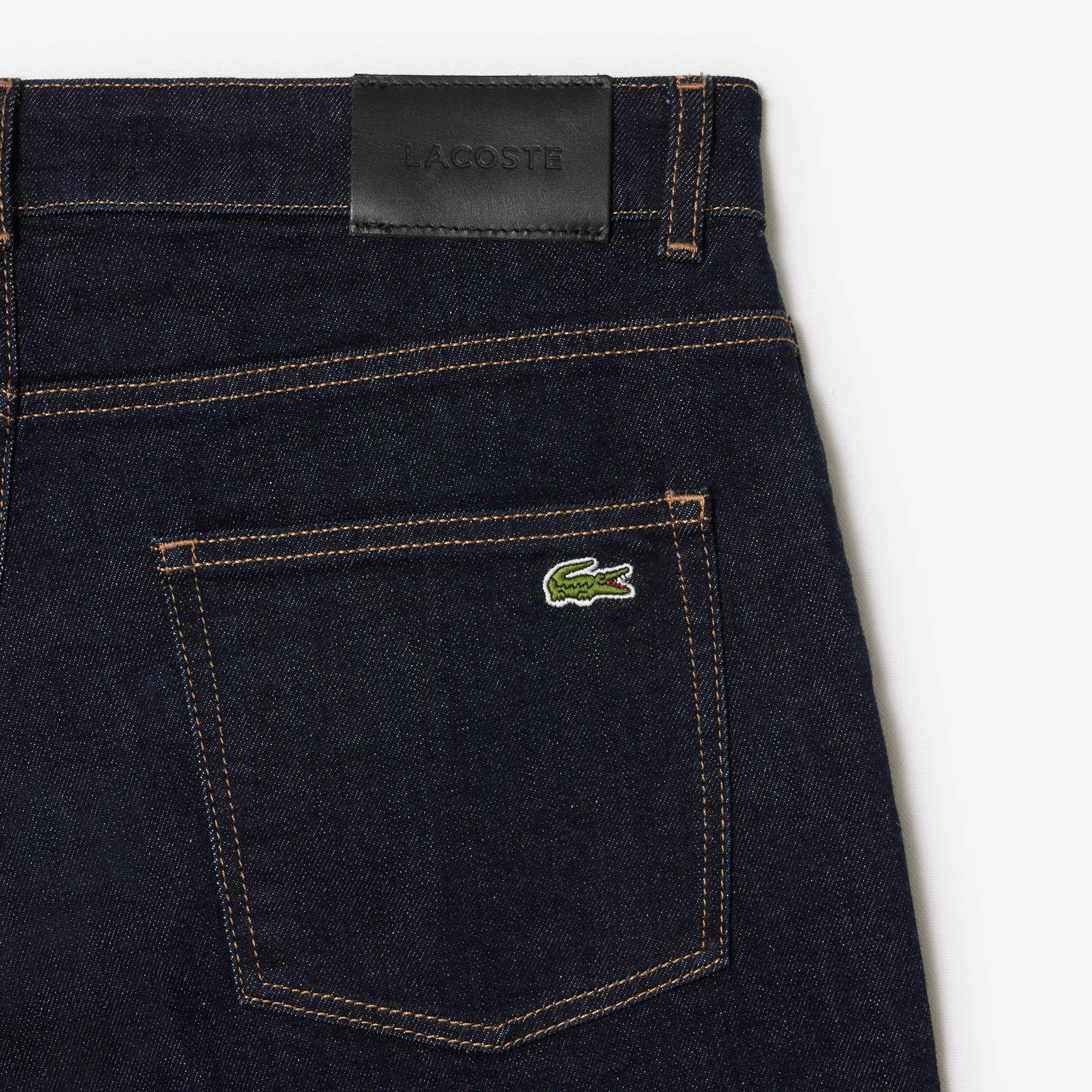 Erkek Slim Fit Koyu Mavi Jean Pantolon