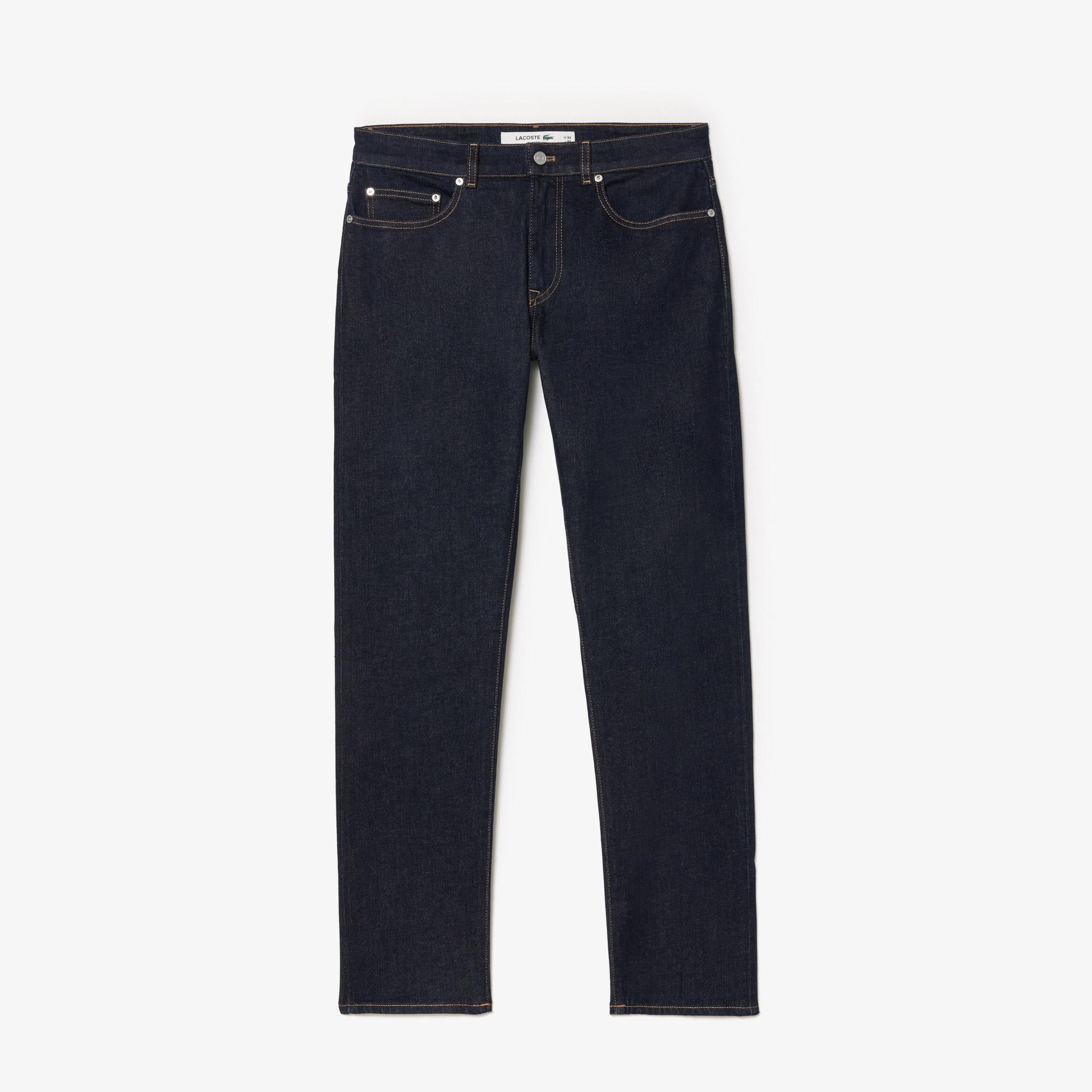 Erkek Slim Fit Koyu Mavi Jean Pantolon