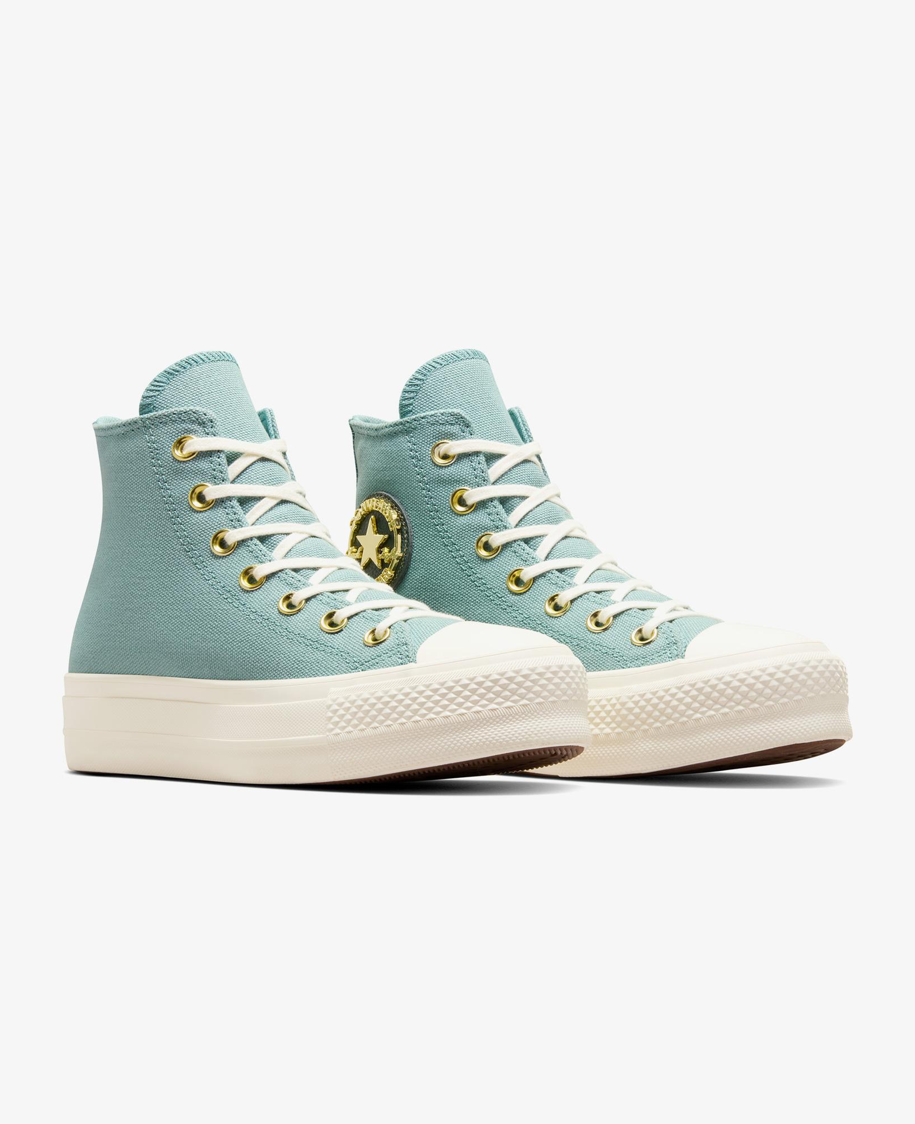Converse Chuck Taylor All Star Lift Unisex Mavi Platform Sneaker