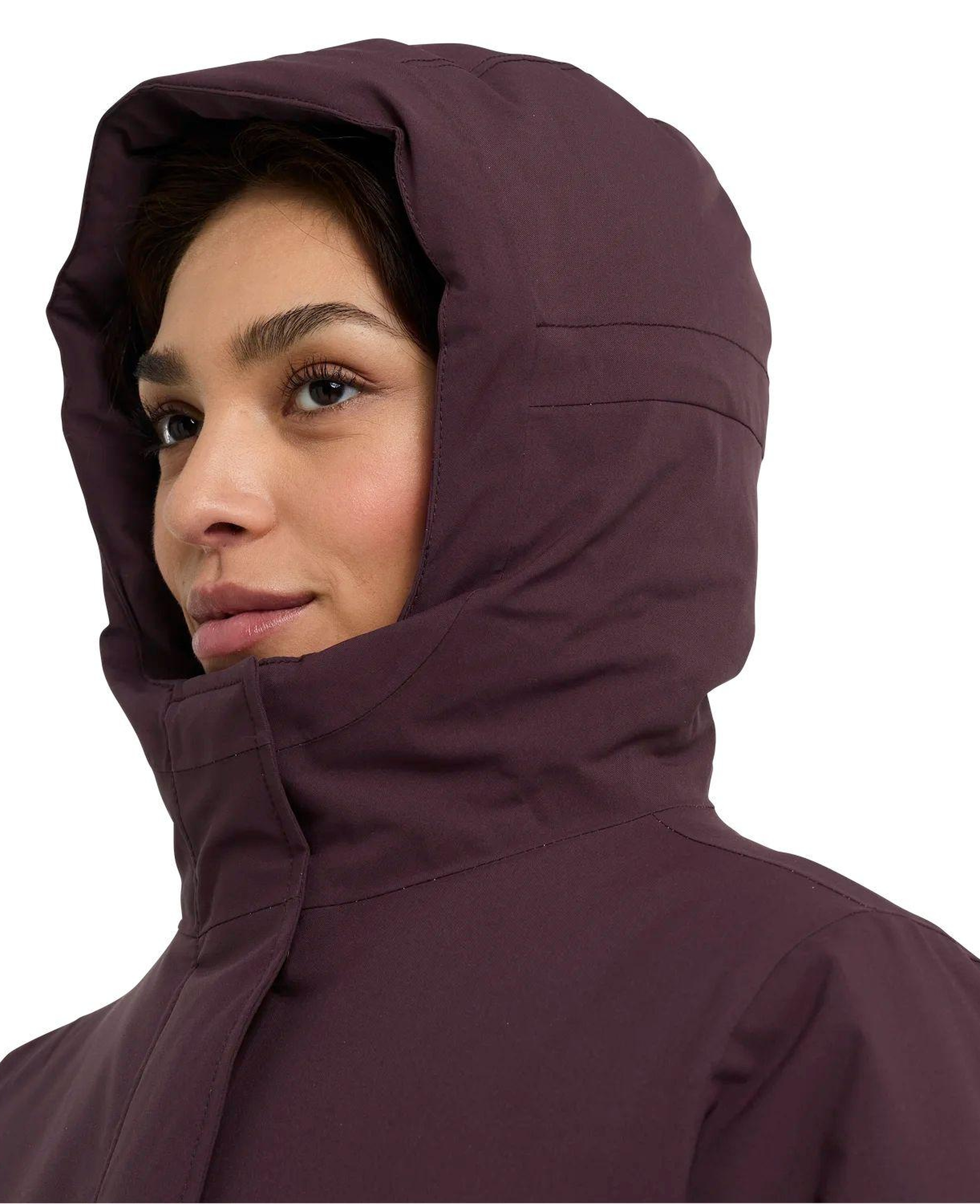 Jack Wolfskin Wintertide Kadın Mor Outdoor Ceketi