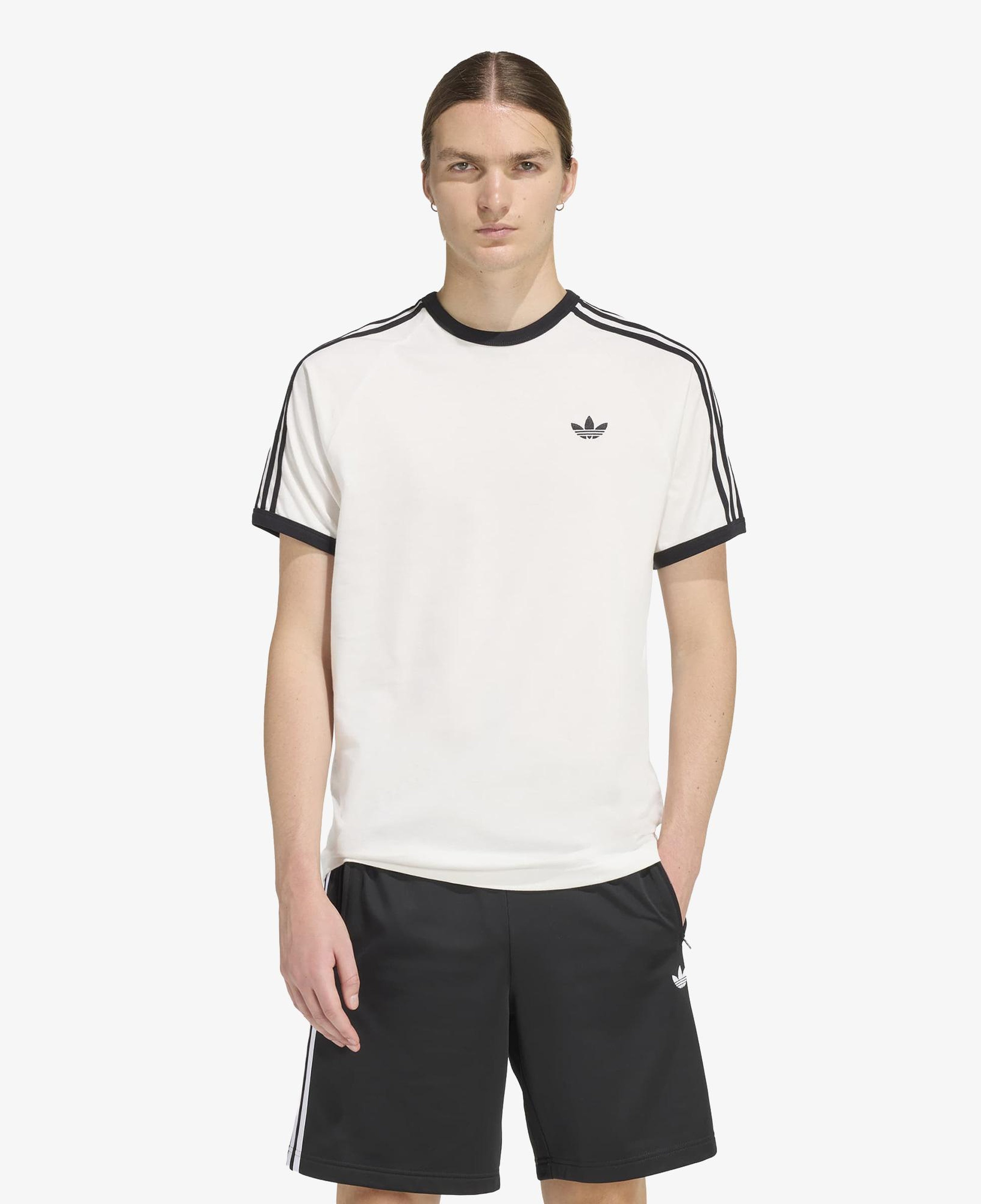 adidas 3S Tee Erkek Beyaz T-Shirt