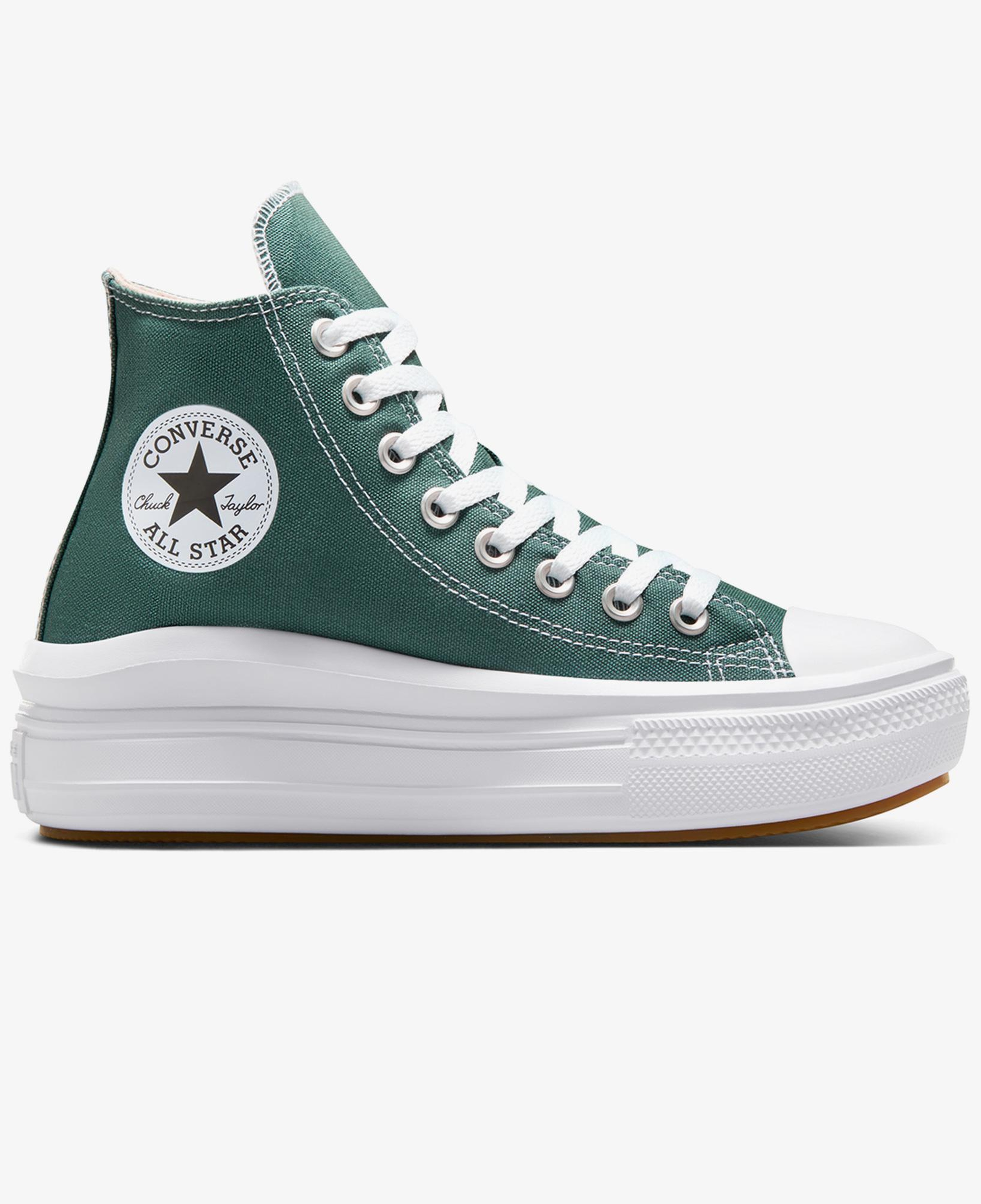 Converse Chuck Taylor All Star Move Platform Unisex Yeşil Platform Sneaker