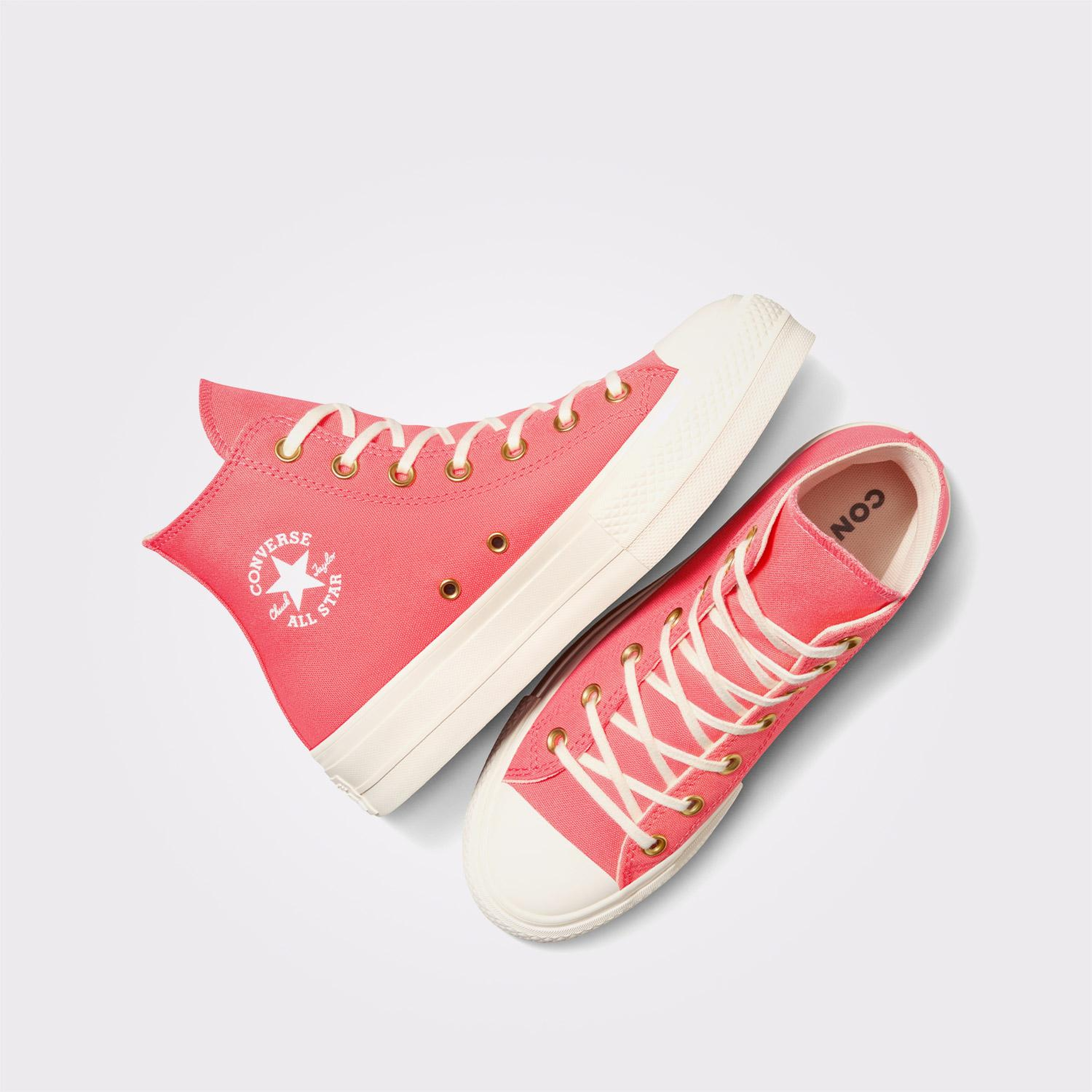 Converse Chuck Taylor All Star Lift Unisex Pembe Platform Sneaker