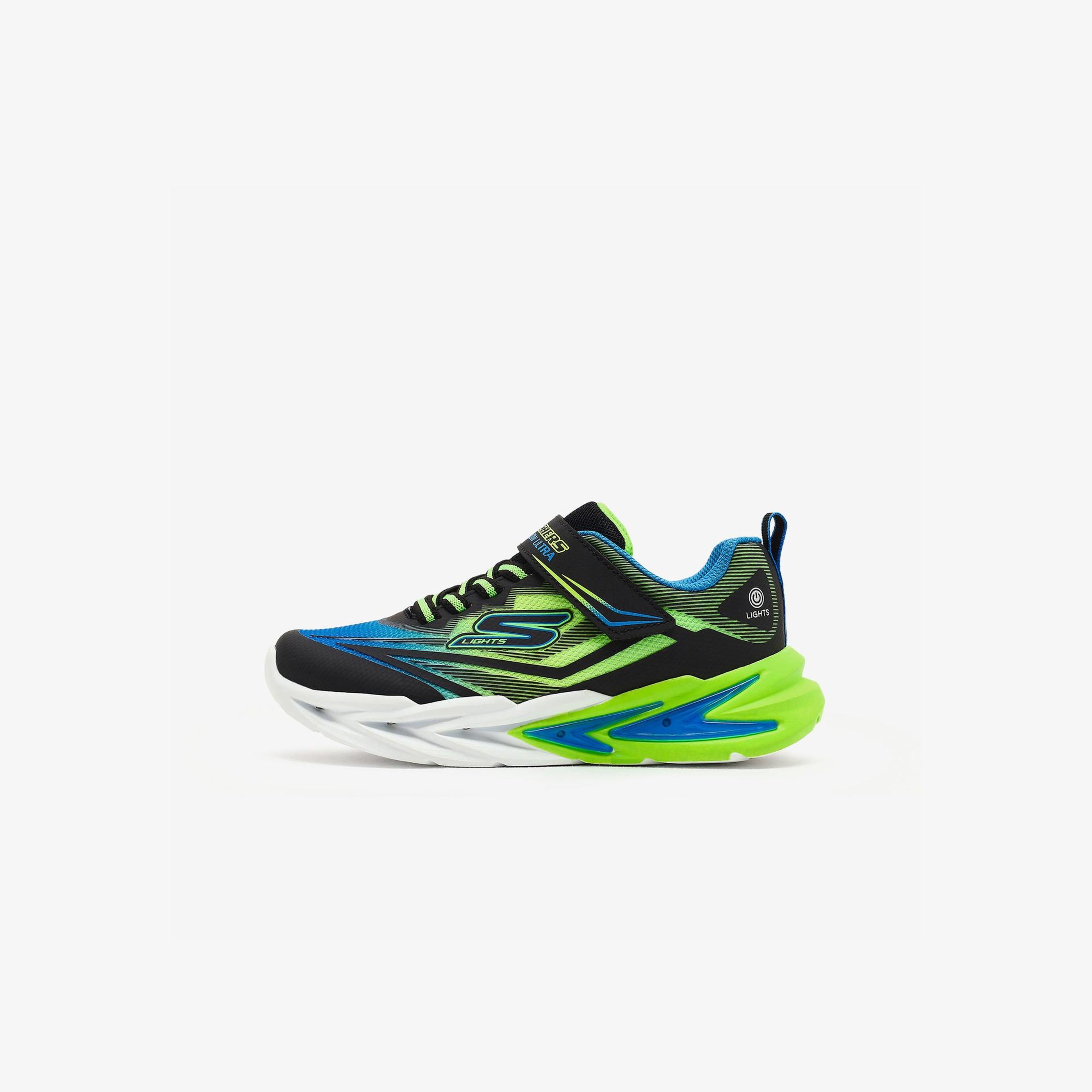 Skechers Flex-Glow Ultra Çocuk Siyah Işıklı Spor Ayakkabı