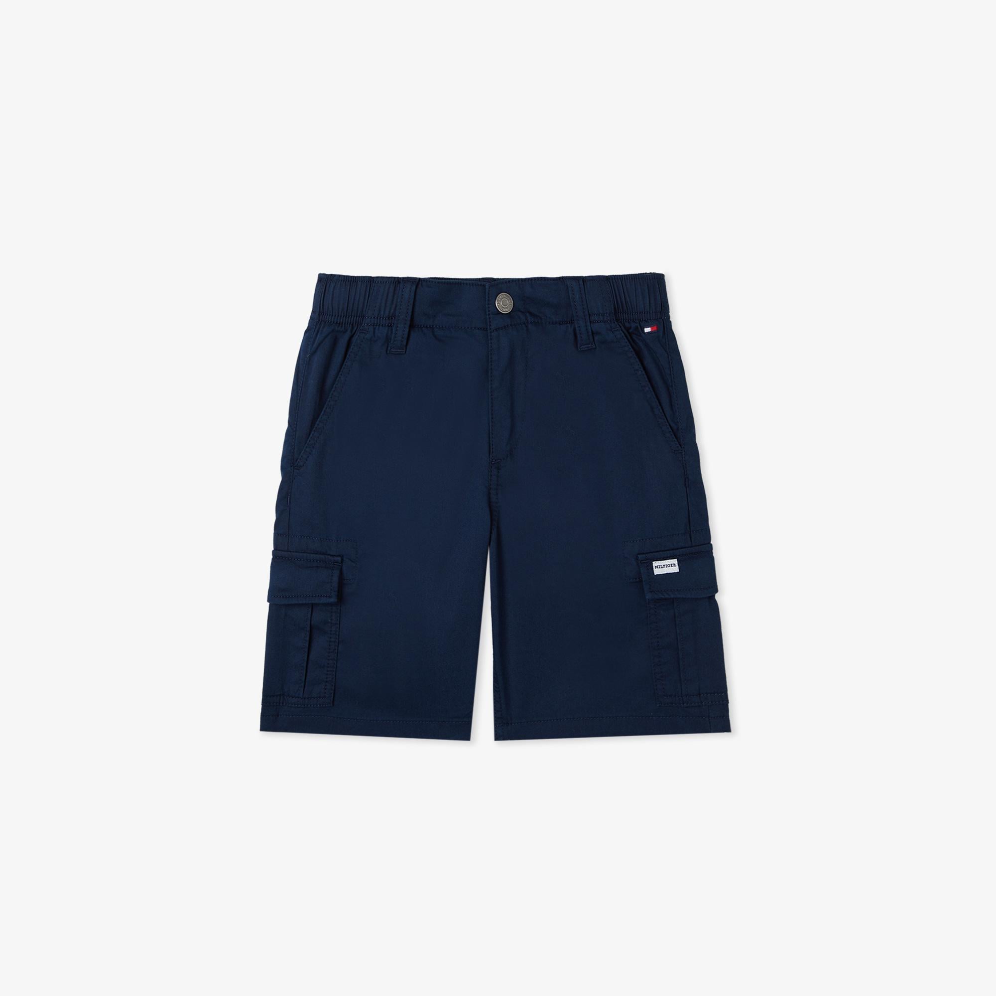 Tommy Hilfiger Woven Cargo Çocuk Lacivert Şort