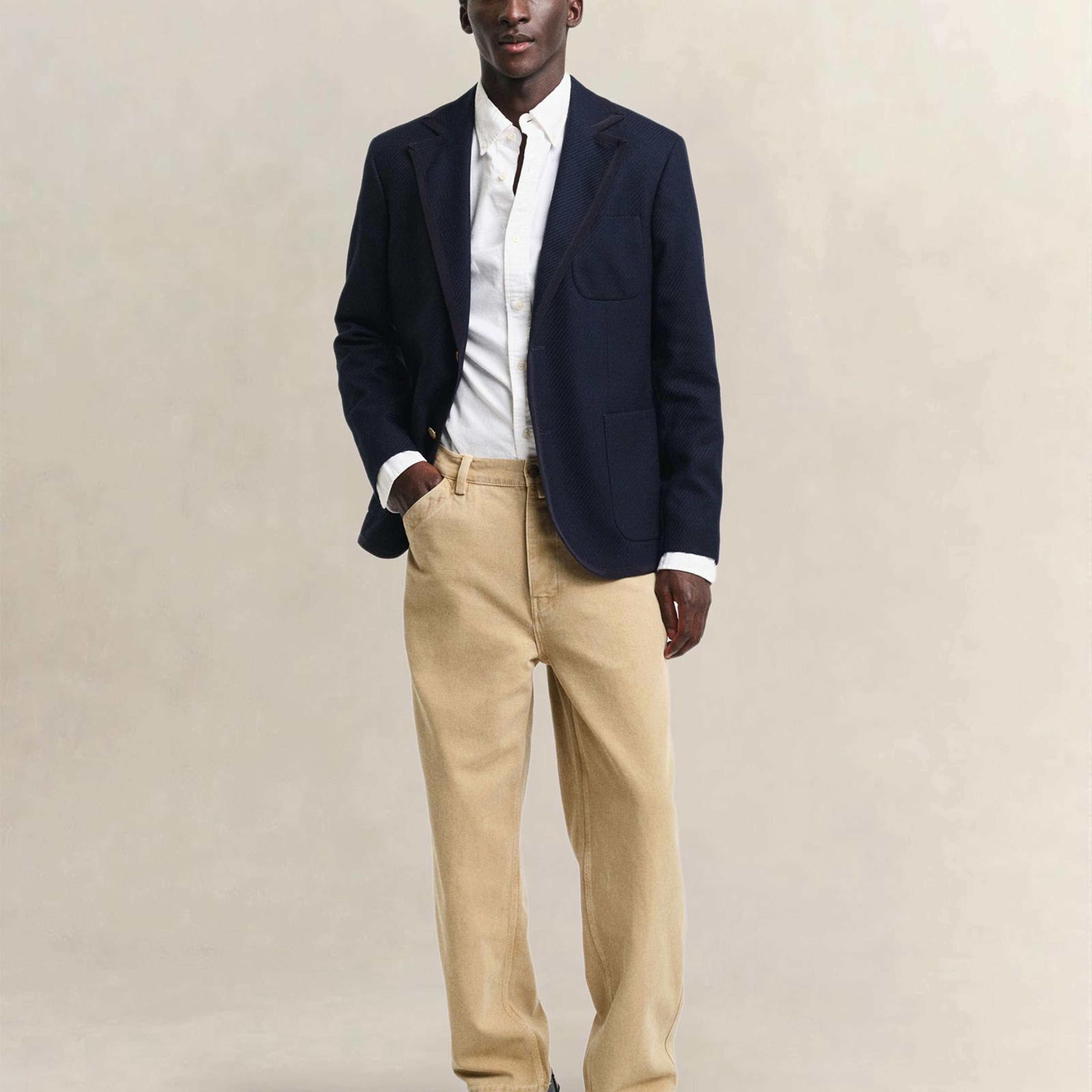 GANT Erkek Beyaz Slim Fit Klasik Yaka Oxford Gömlek