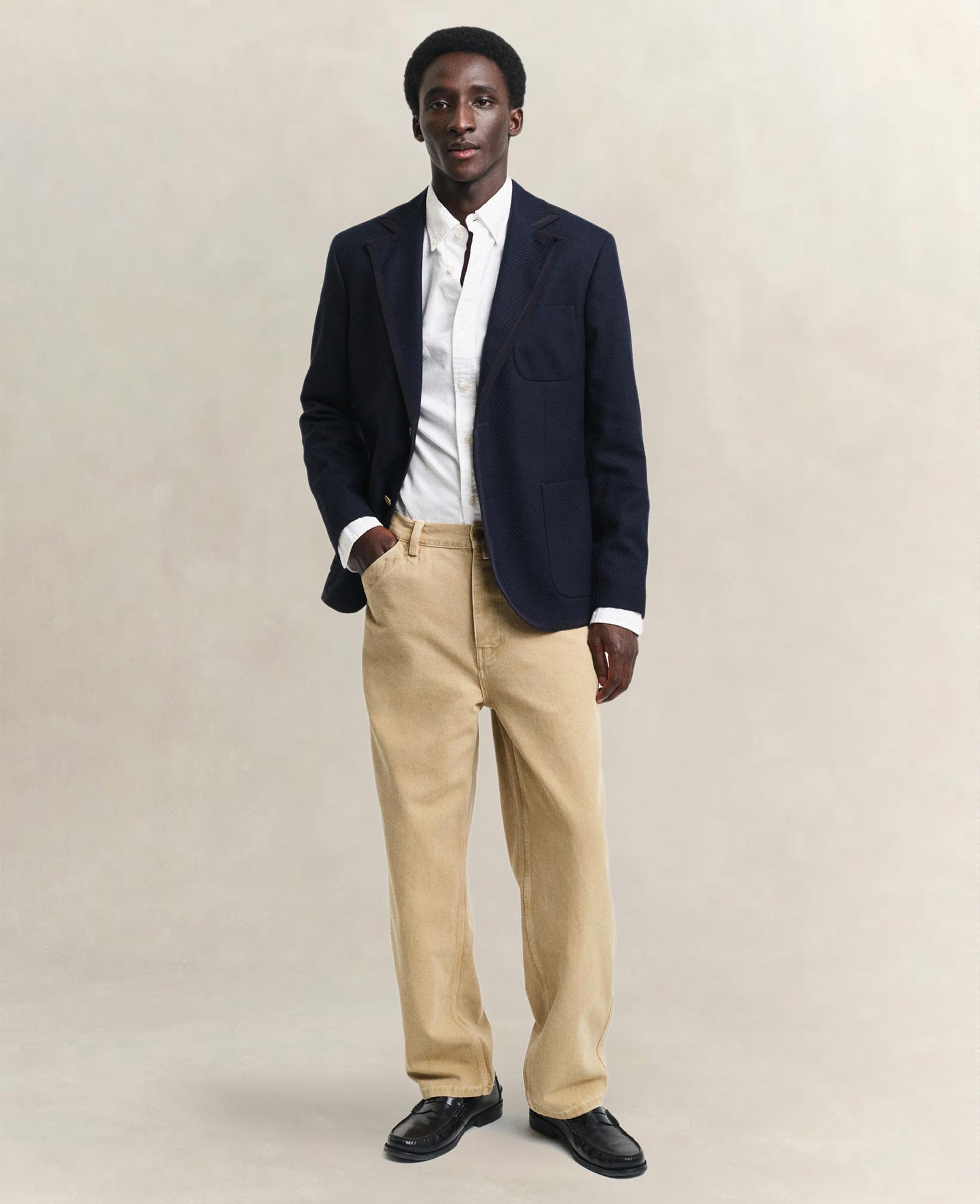 GANT Erkek Beyaz Slim Fit Klasik Yaka Oxford Gömlek