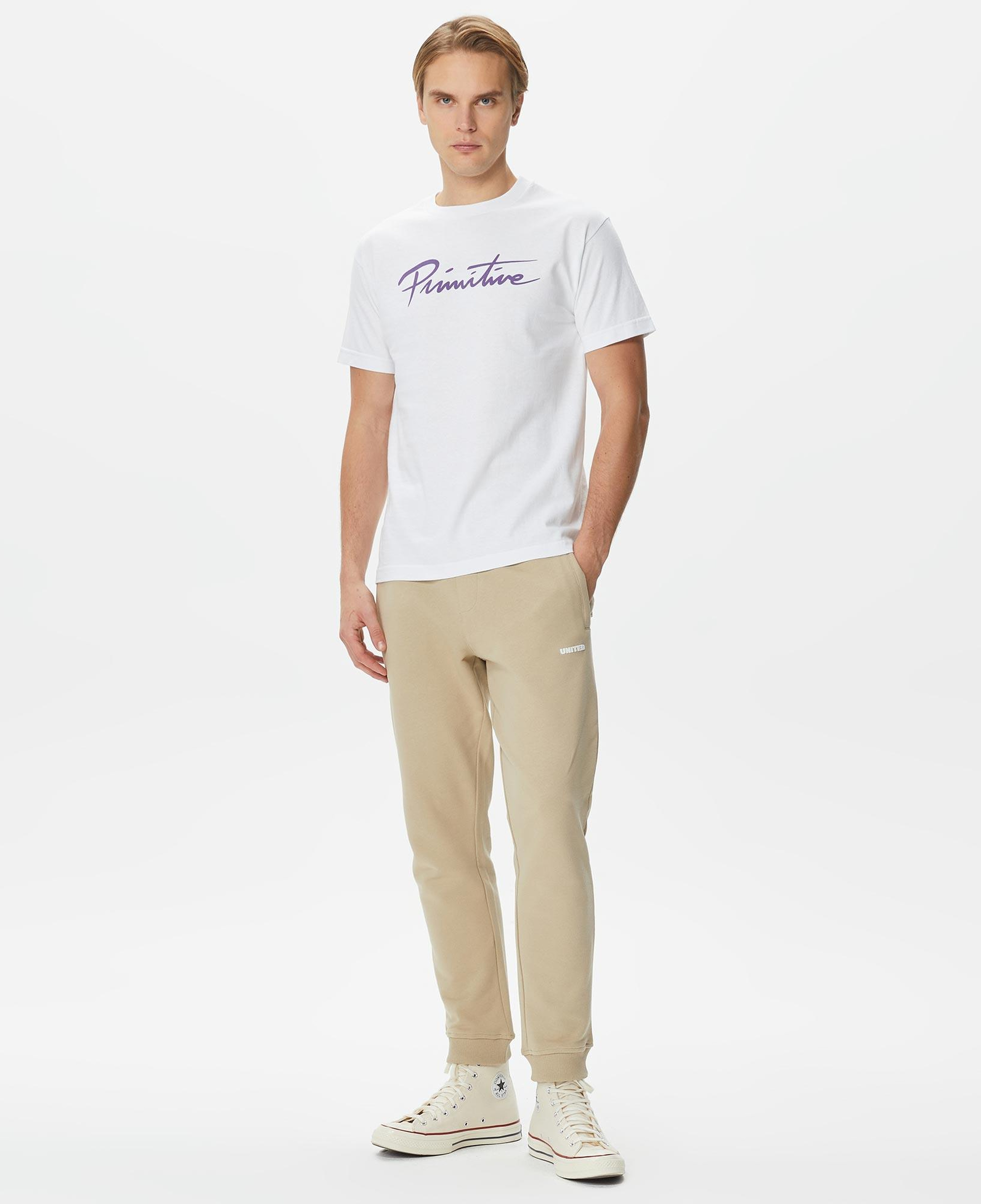 Primitive Nuevo Erkek Beyaz T-Shirt