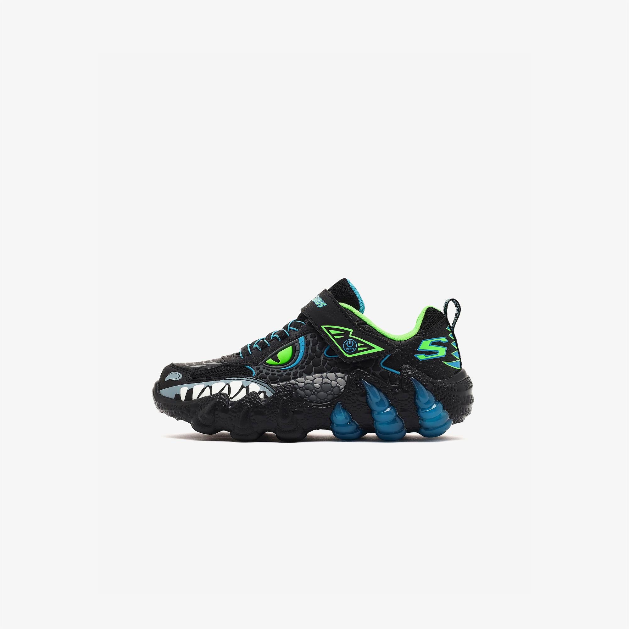 Skechers Skechosaurus Lights 2.0 Çocuk Siyah Işıklı Spor Ayakkabı