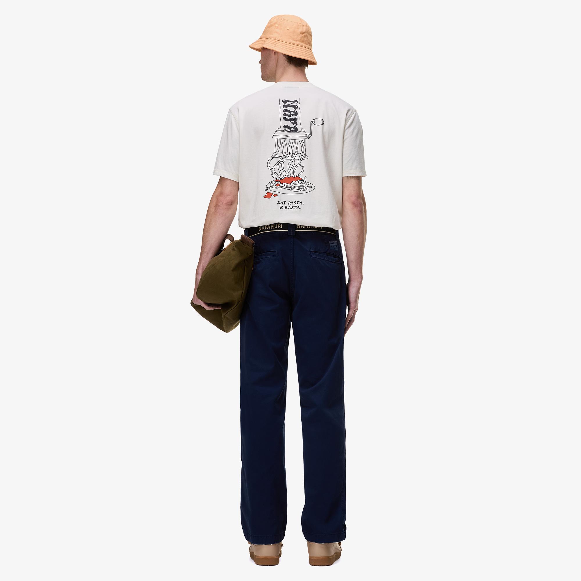 Napapijri S-Sol Erkek Beyaz T-Shirt